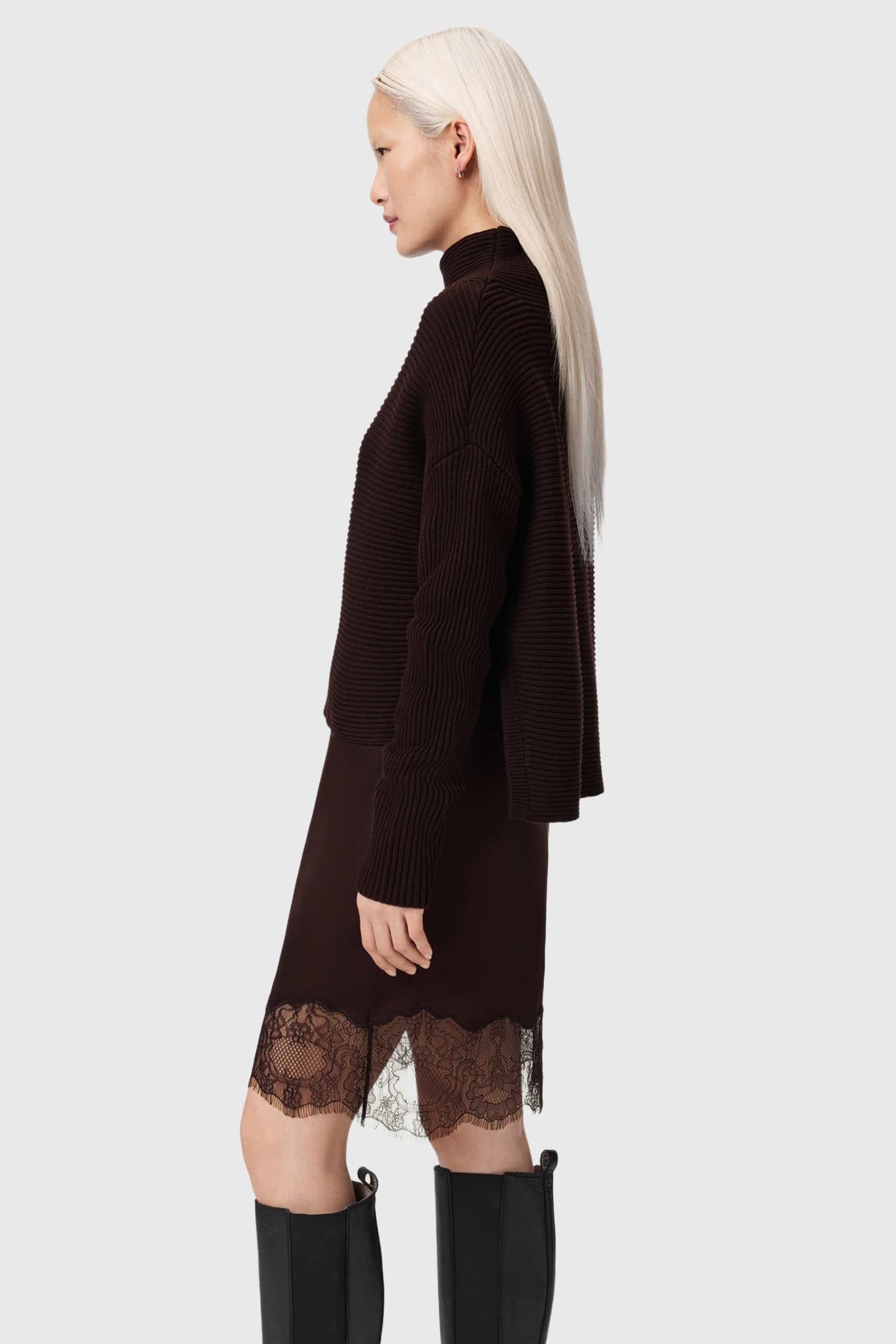 ELOISE DRESS OXBLOOD RED 4