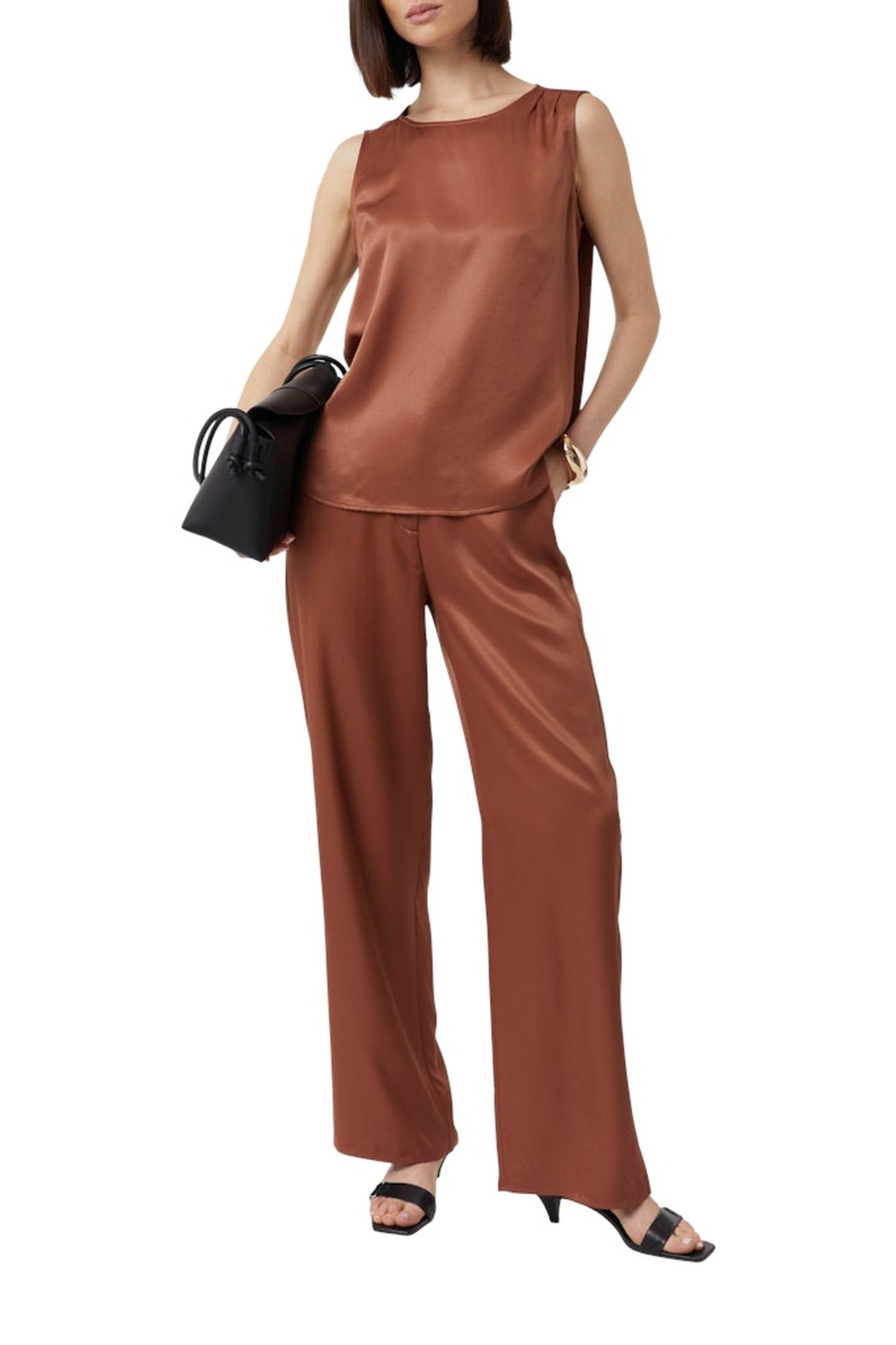 BLOUSES DARK BROWN 2