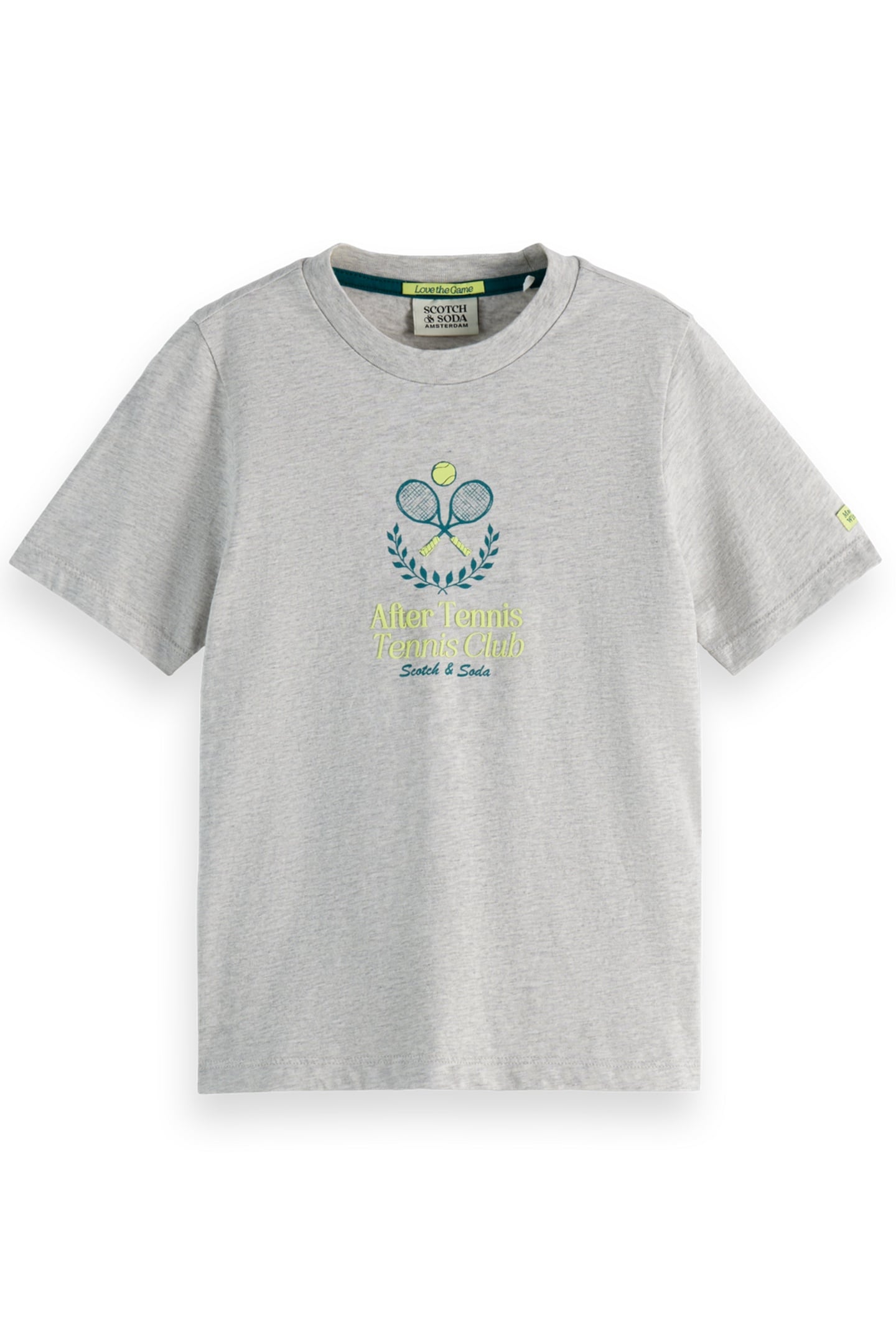 GIRL REGULAR-FIT ARTWORK T-SHIRT LIGHT GREY MELANGE 1