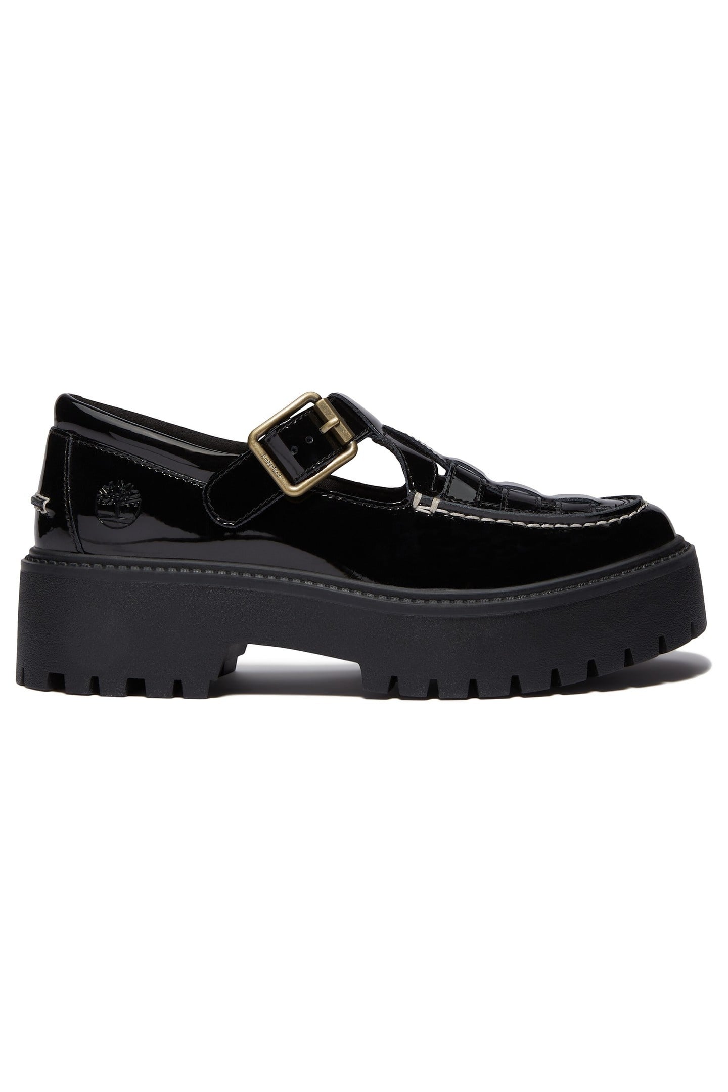 STONE STREET BUCKLE SHOE BLACK PATENT LEATHER 1