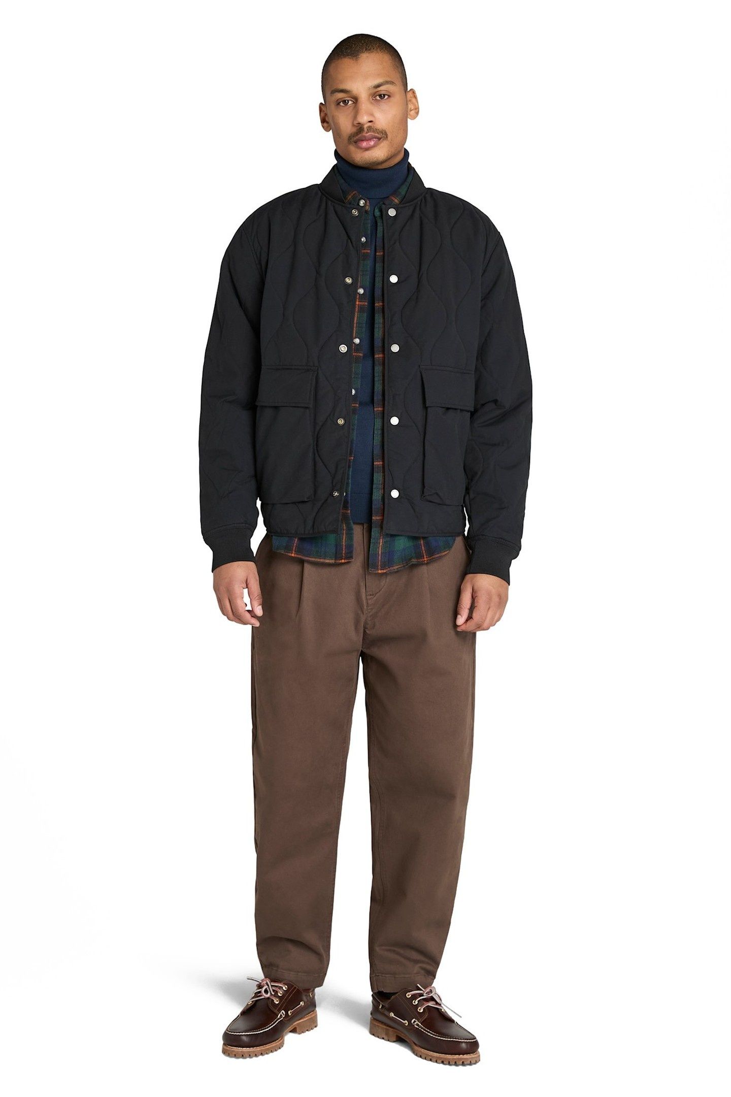 MIDWEIGHT FLANNEL CHECK SHIRT GREEN GABLES 2