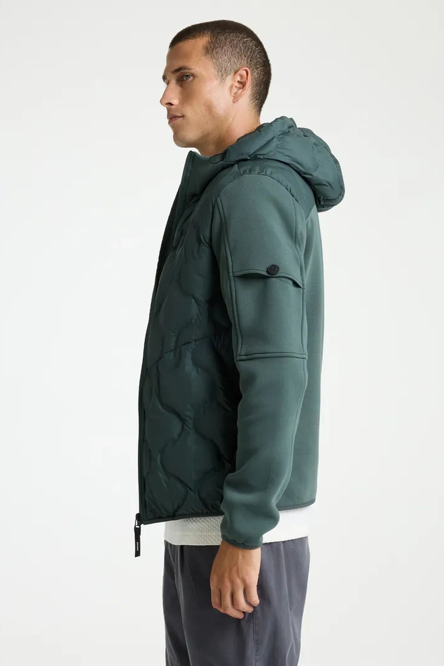 THEOS HYBRID OUTERWEAR BALSAM GREEN 2