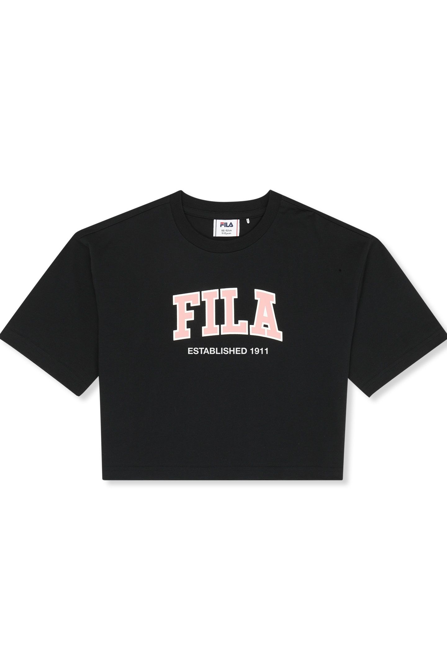 RIFREDI BOXY CROPPED GRAPHIC T-SHIRT BLACK 1