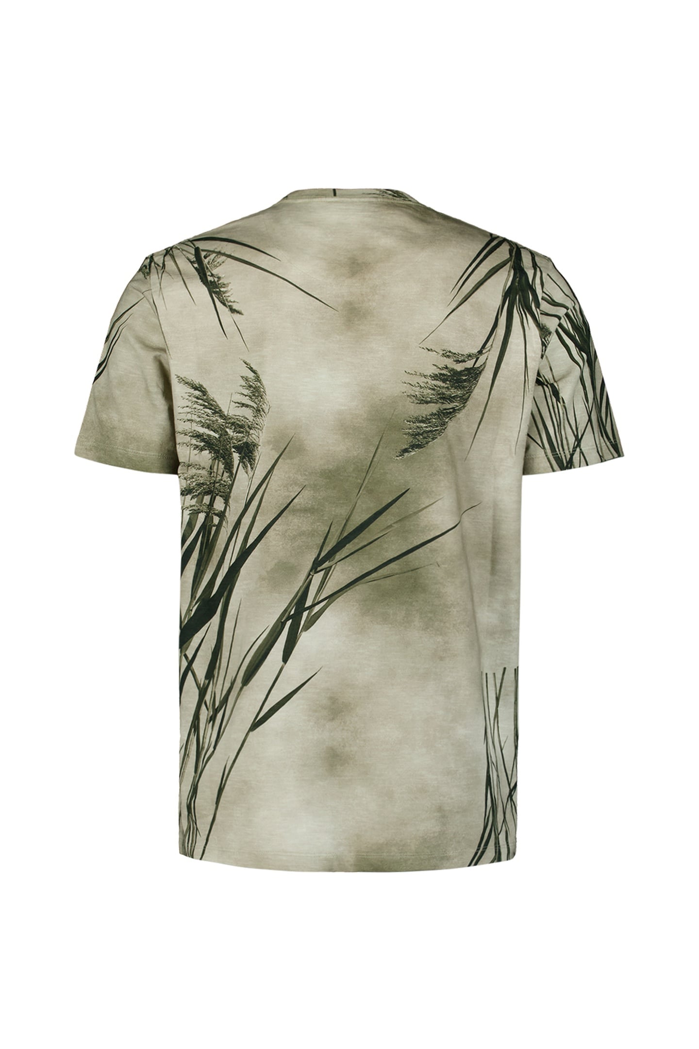 T-SHIRT CREWNECK SLUB ALLOVER PRINTED OFFWHITE 2