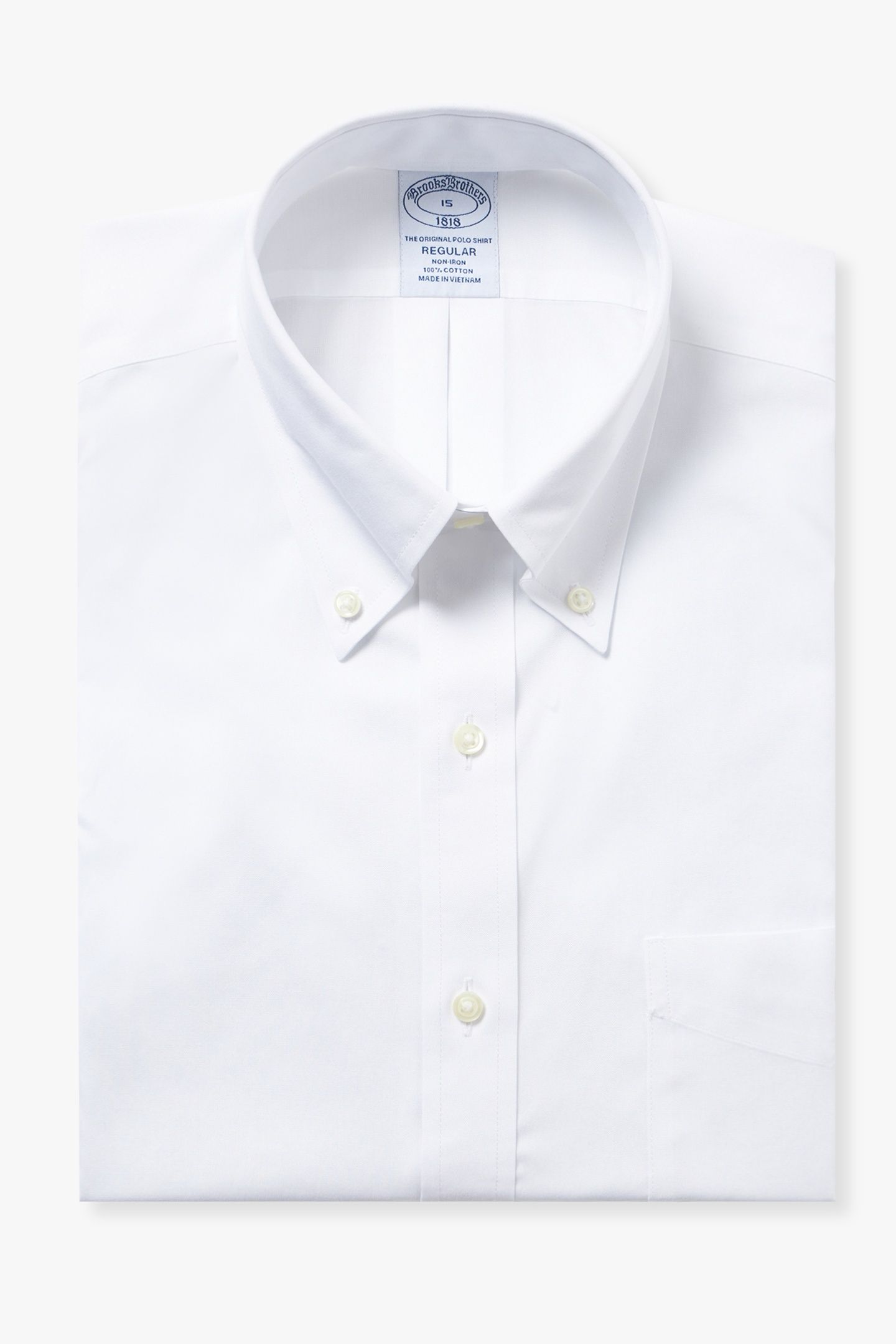 NON-IRON REGULAR SHIRT WHITE 3