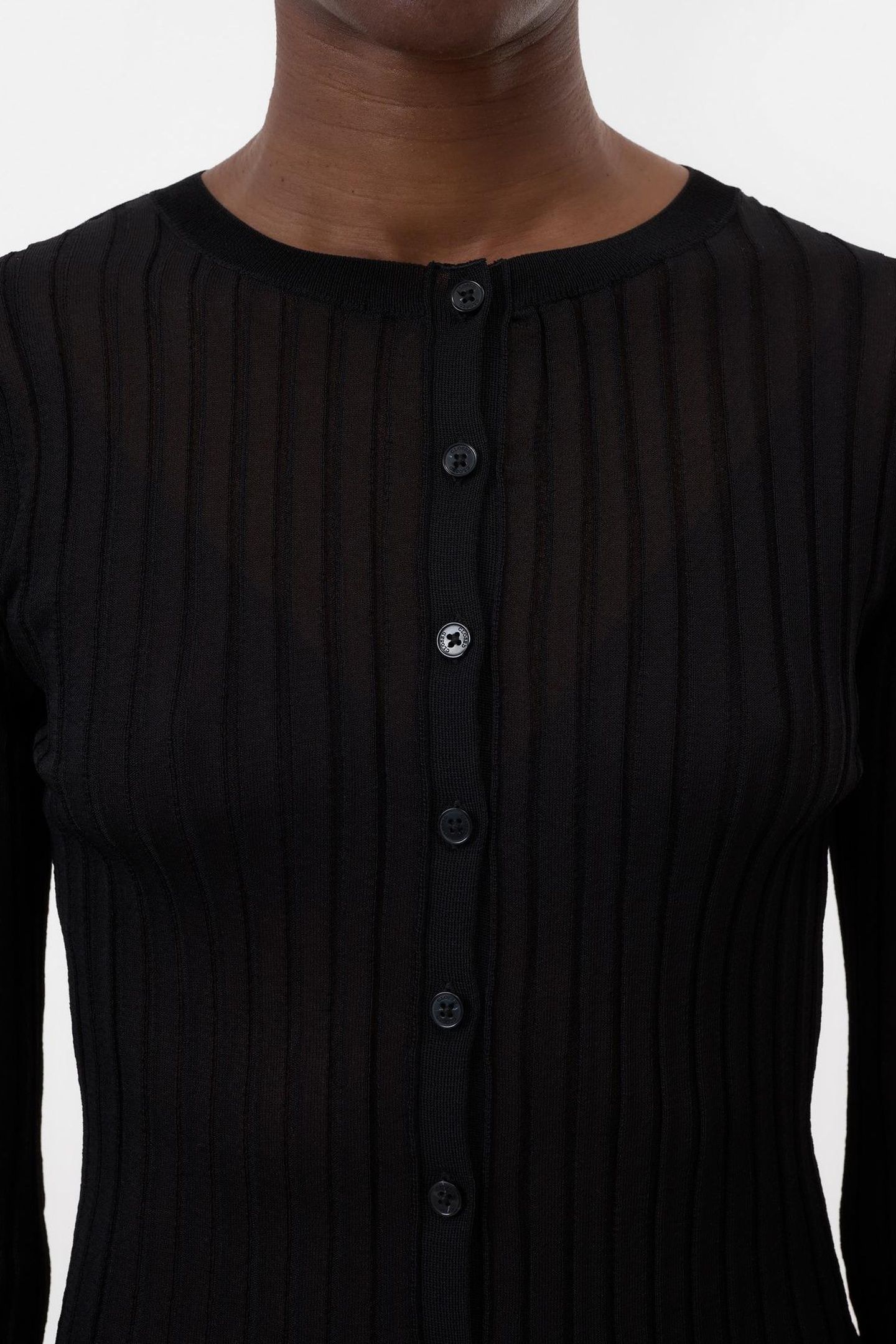 CARDIGAN LONG SLEEVE BLACK 8