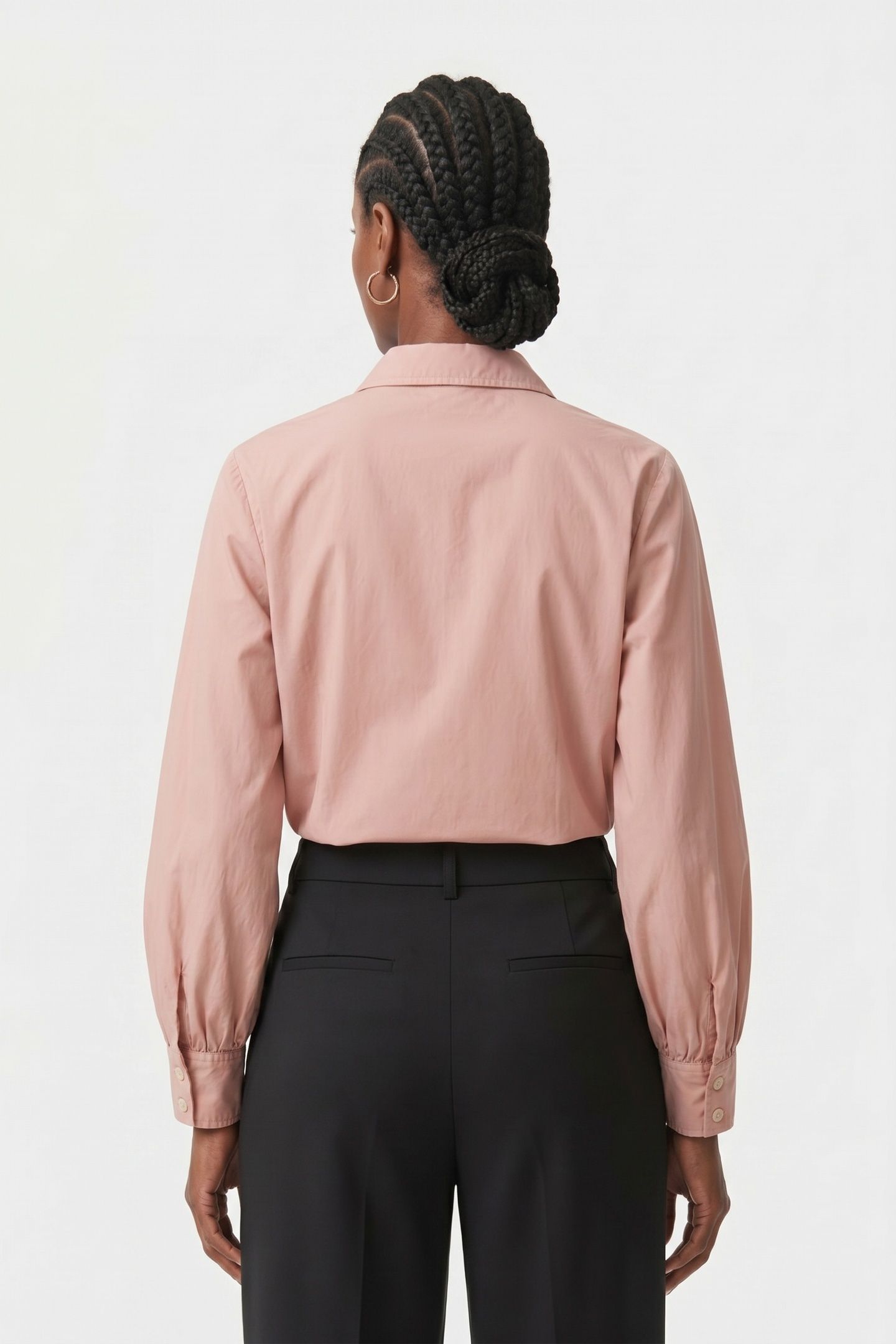 BALLOON SLEEVE SHIRT COTTON SALMON 2