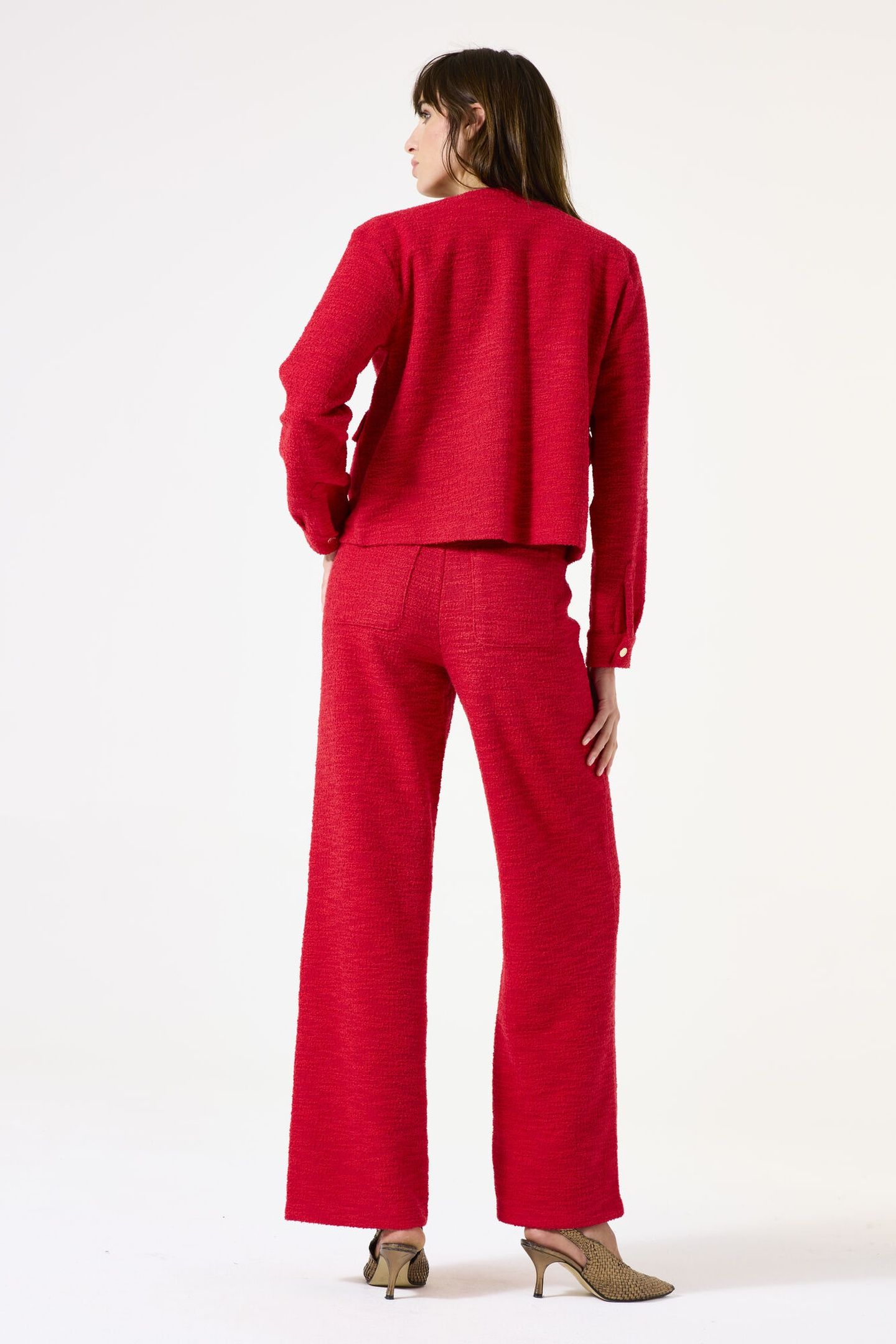 LADIES PANTS TRUE RED 3