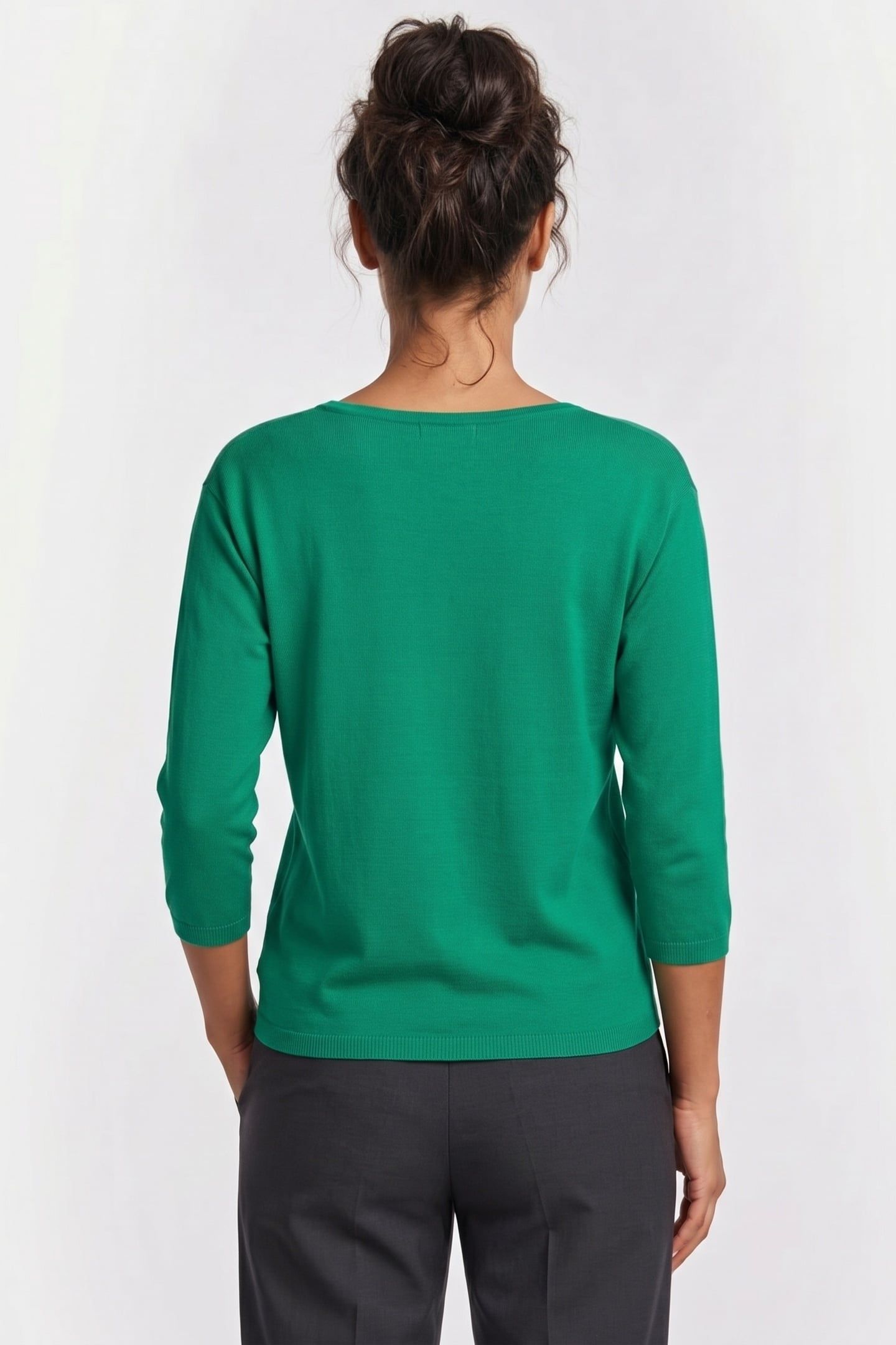 CREWNECK COTTON GREEN 2