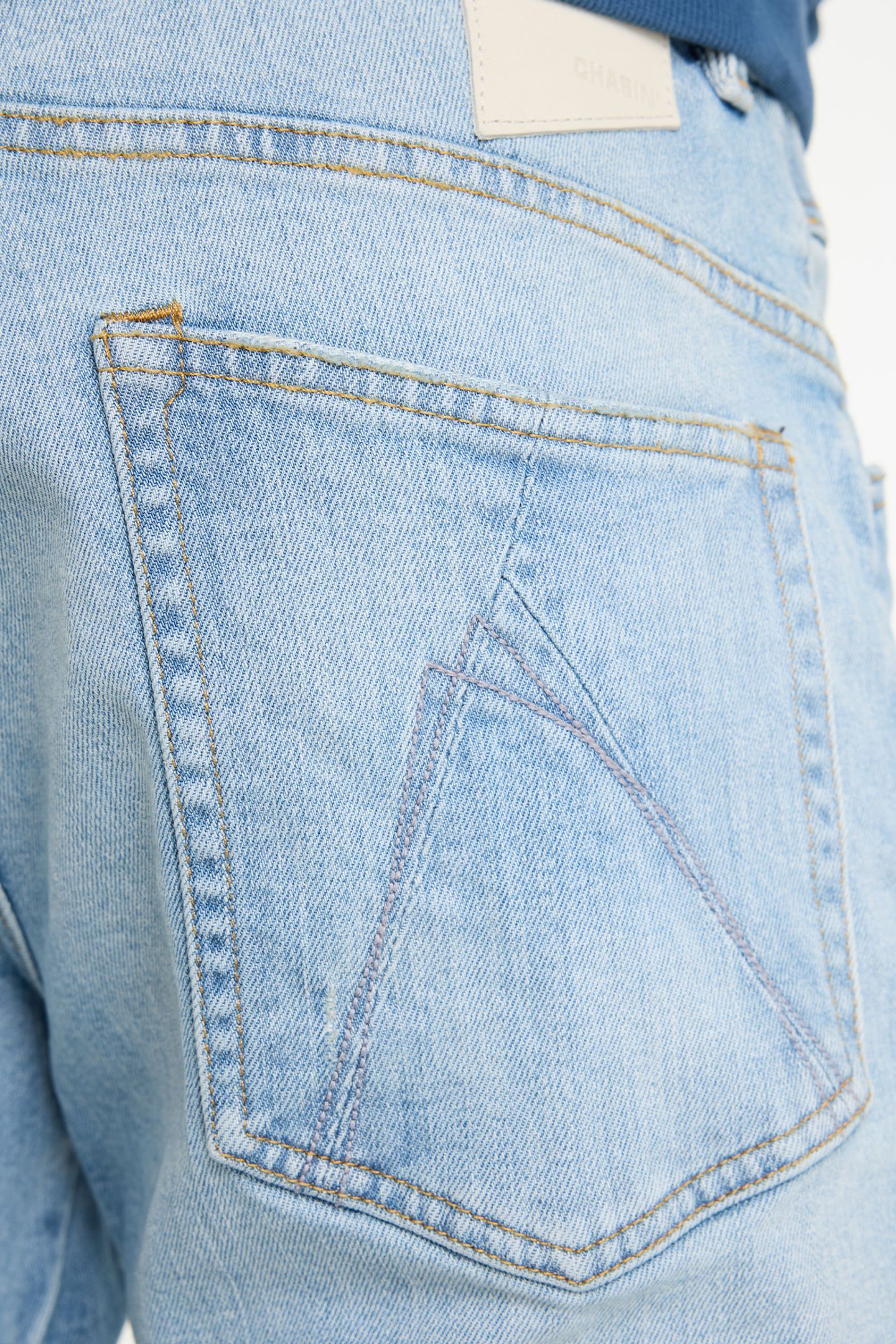 HELYX STRIDE PANTS DENIM LIGHT BLUE REPAIRED 5