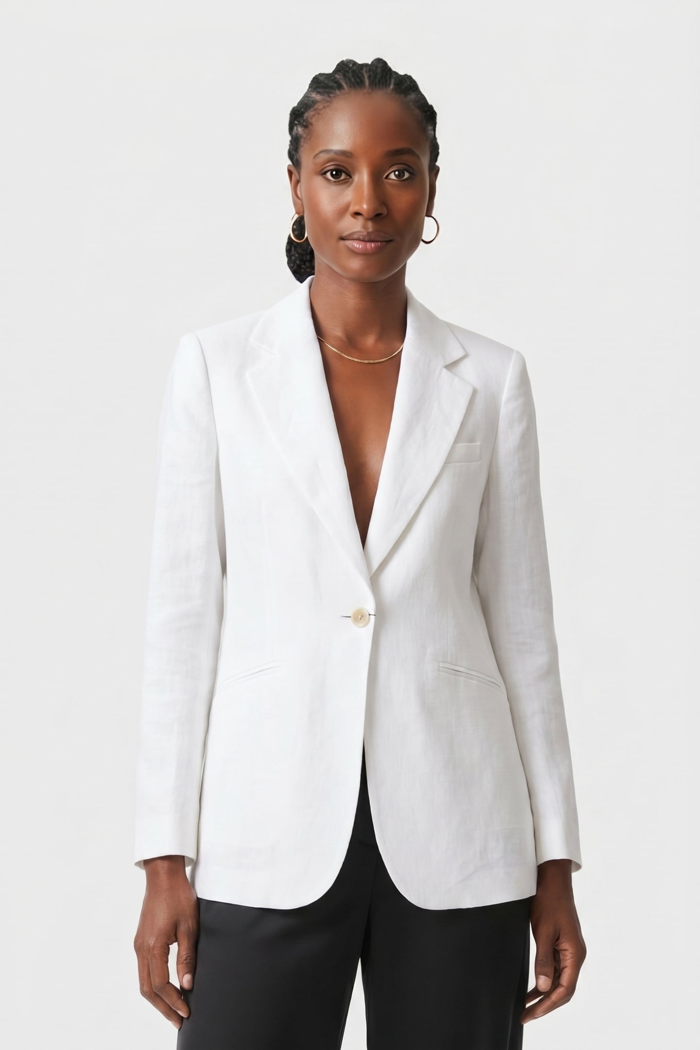 JACKET LINEN WHITE 1