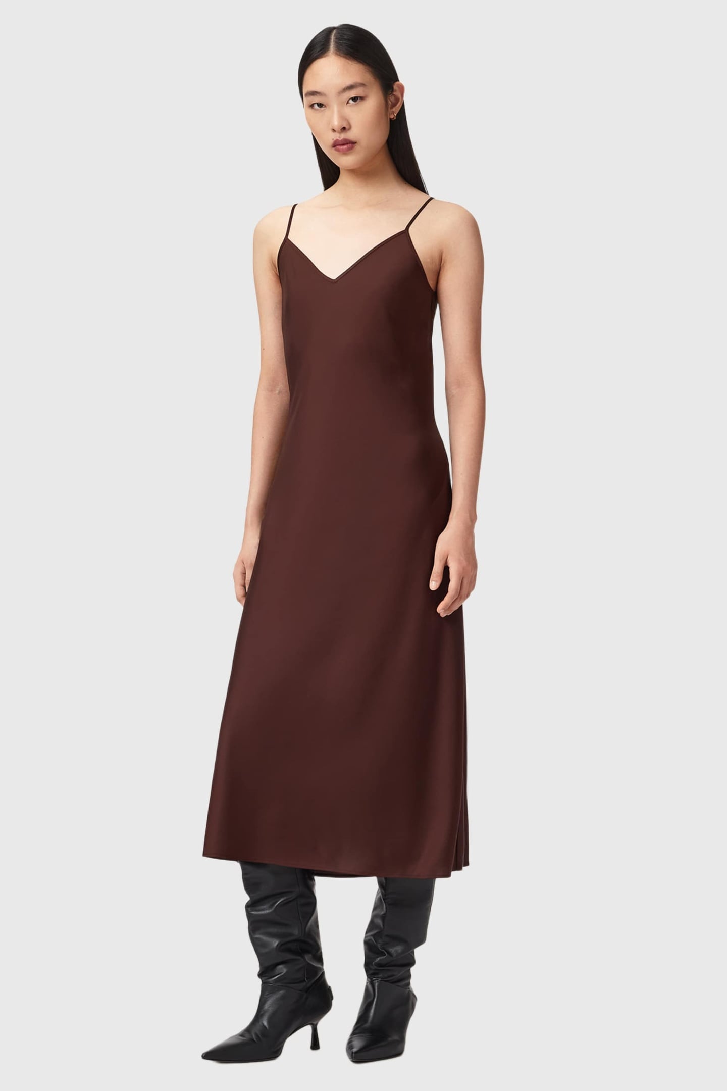 HERA DRESS BITTER BROWN 1