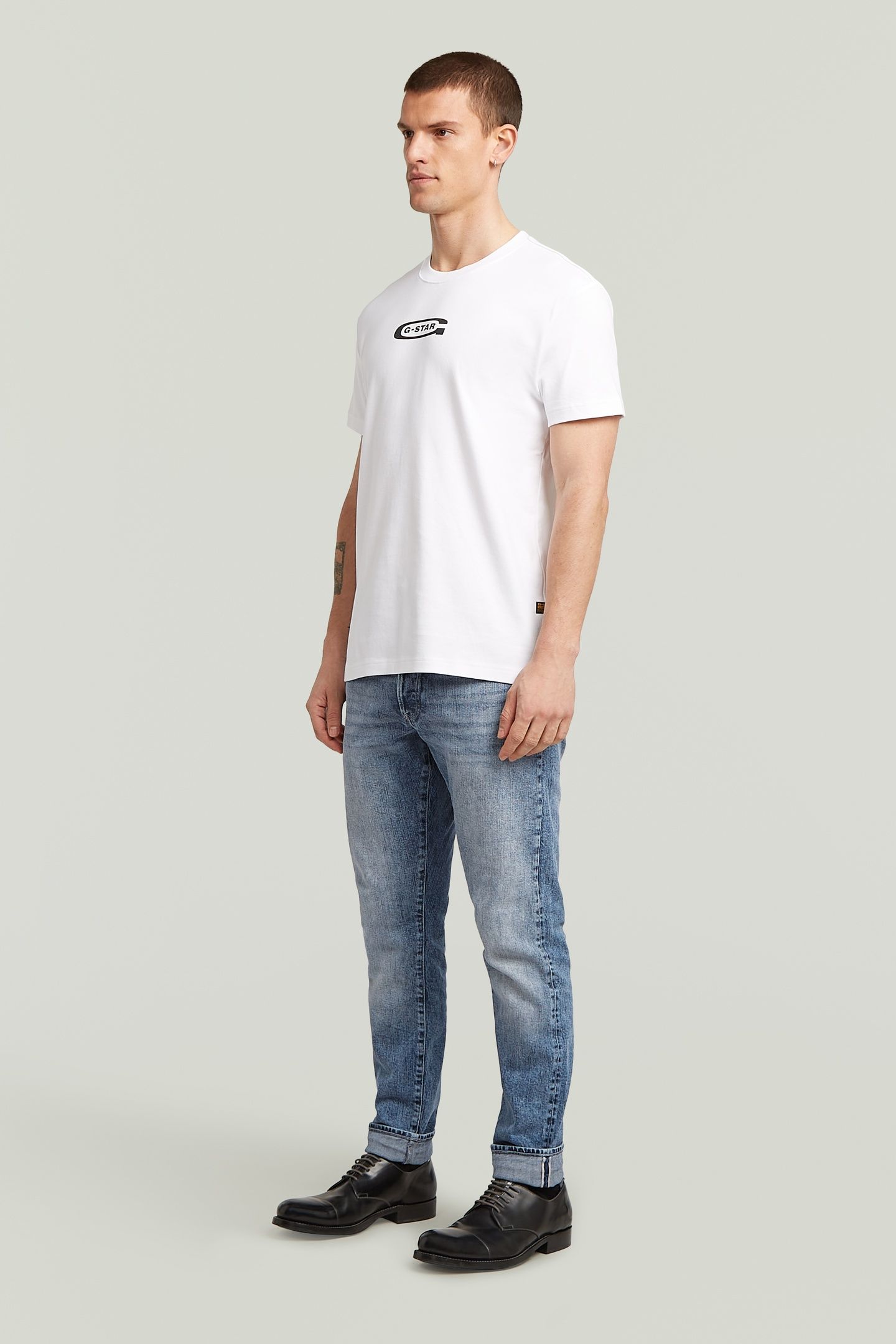 3301 SLIM JEANS LIGHT/PASTEL BLUE 4