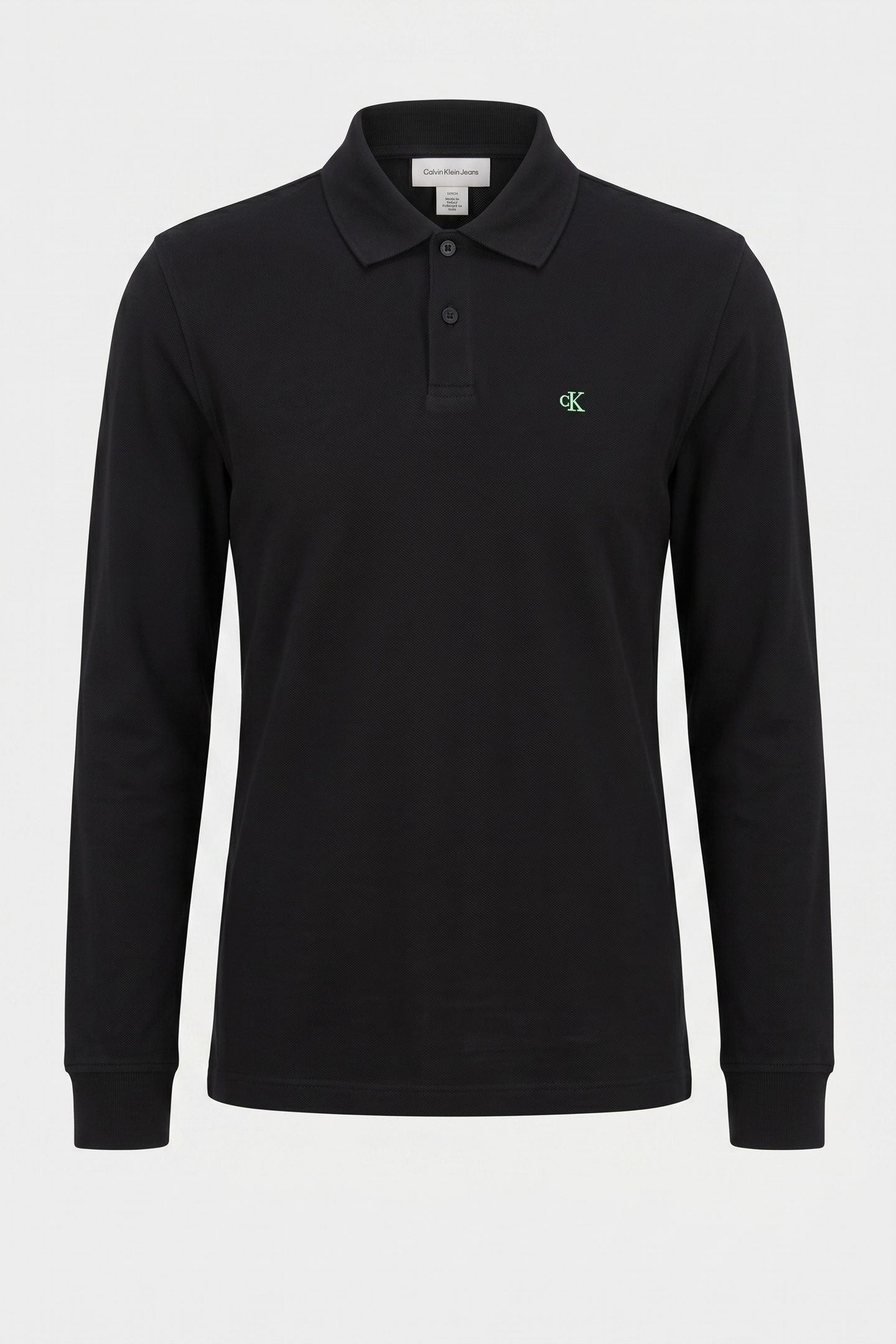LS CASUAL PIQUE POLO BLACK 3