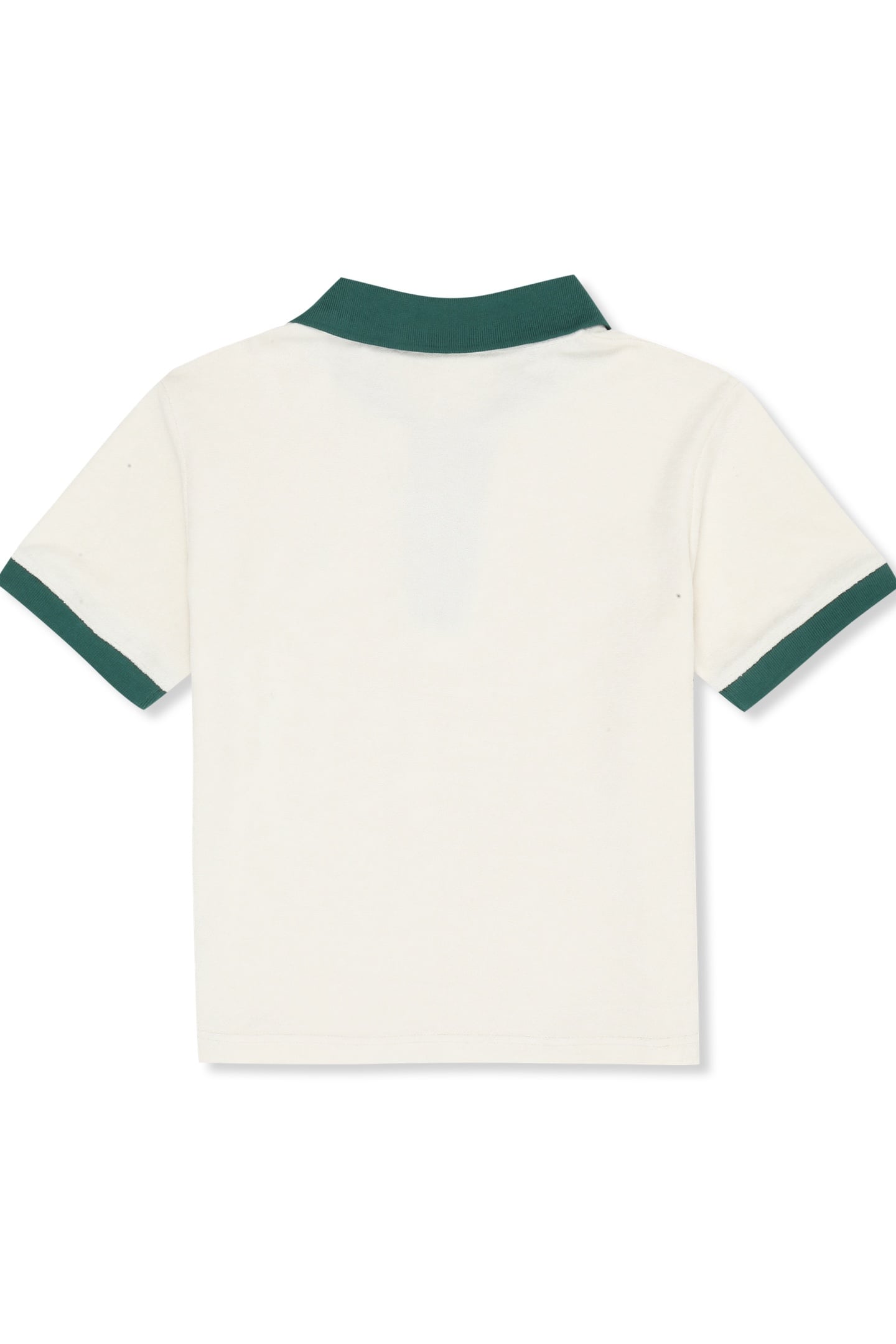 BELFORT RELAXED JOHNNY COLLAR TOWELLING TOP EGRET-POSY GREEN 5