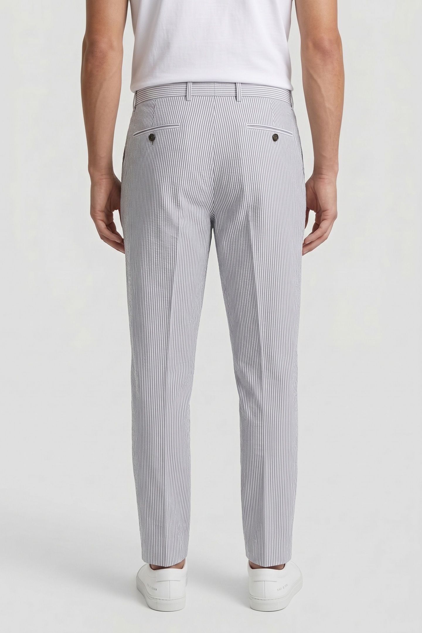 COTTON REGULAR TROUSERS GREY SSKR 2