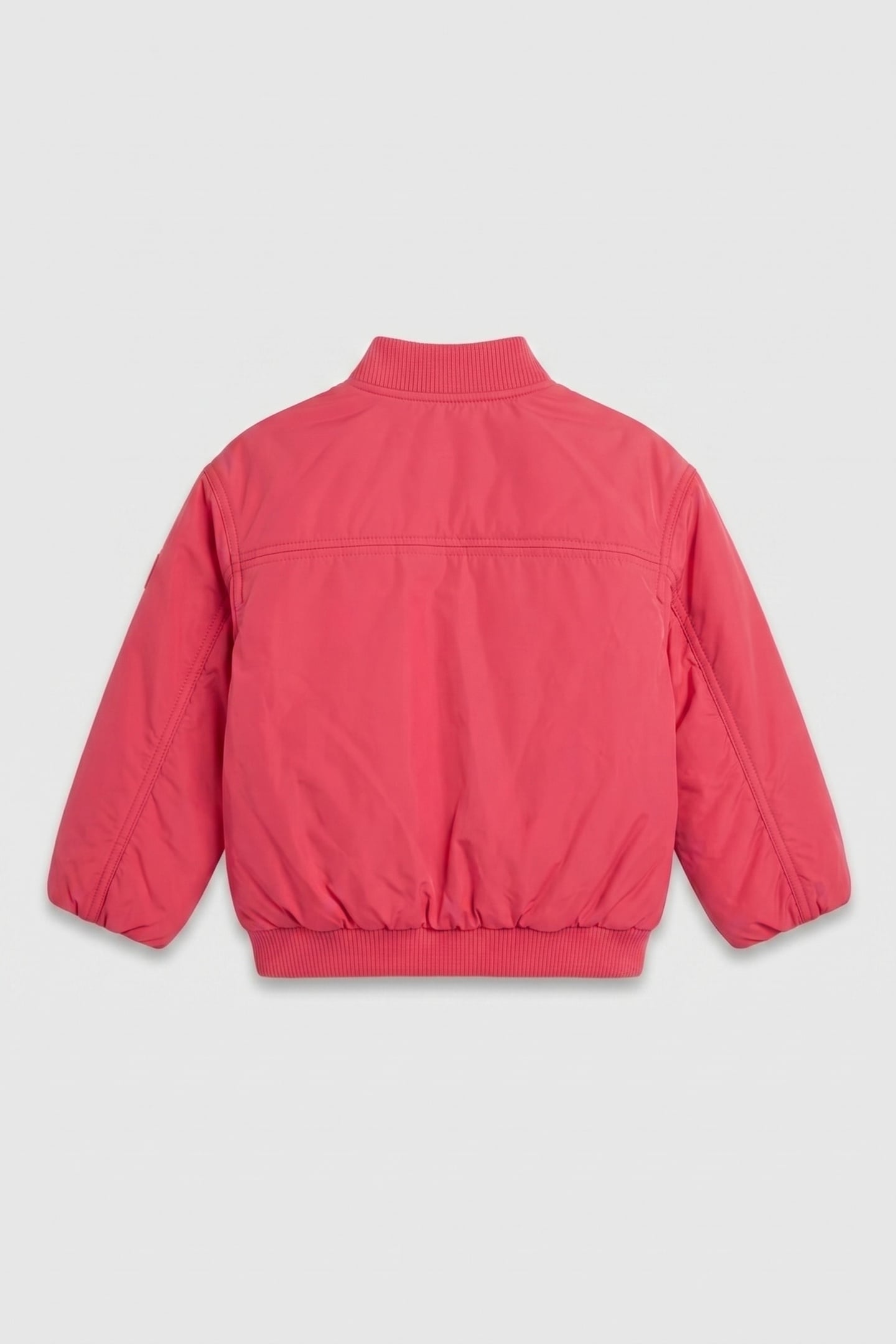 GIRLS PADDED BOMBER VINTAGE CERISE 3