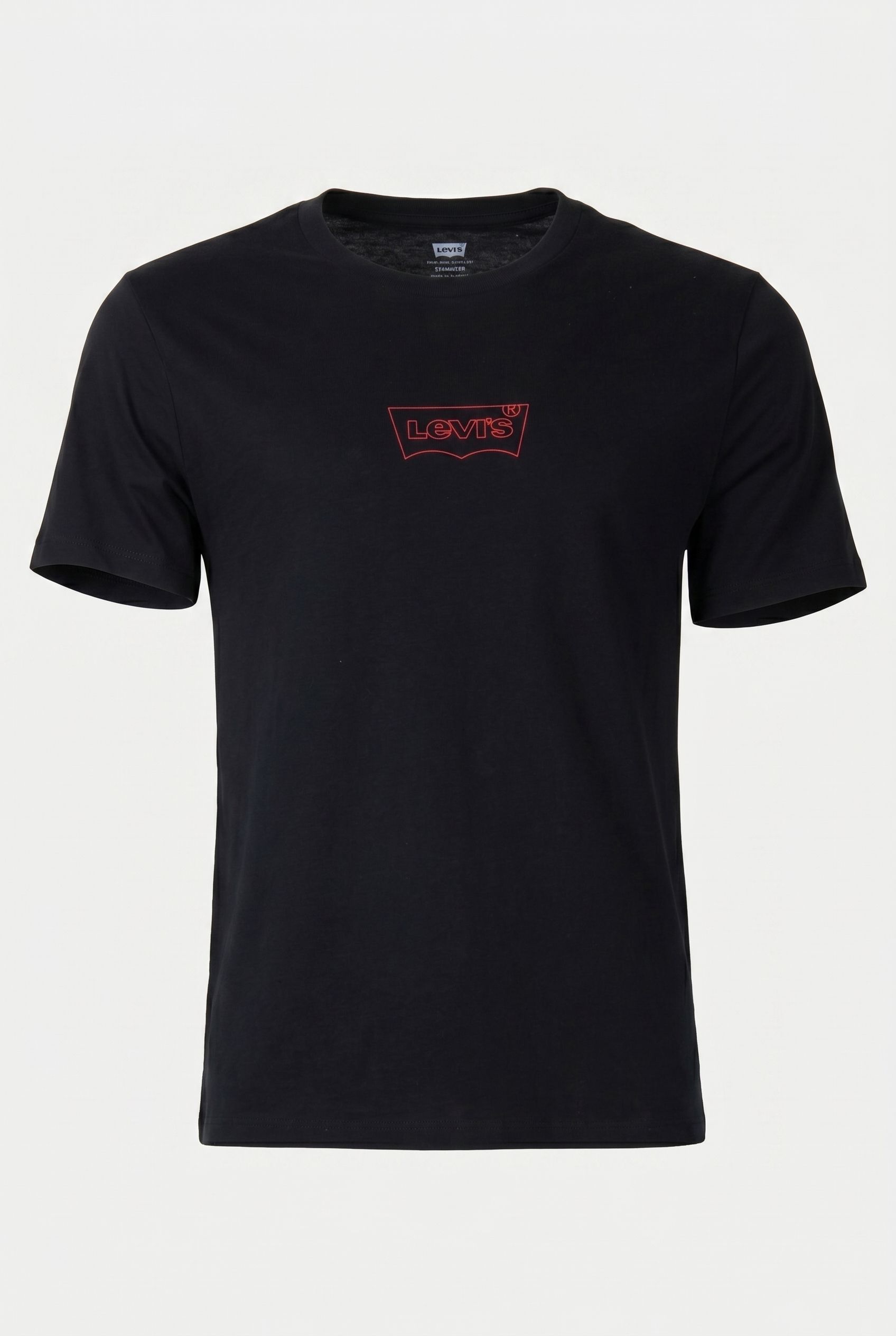 LSEGRAPHIC CREWNECK TE OUTLINE BW RED L 3