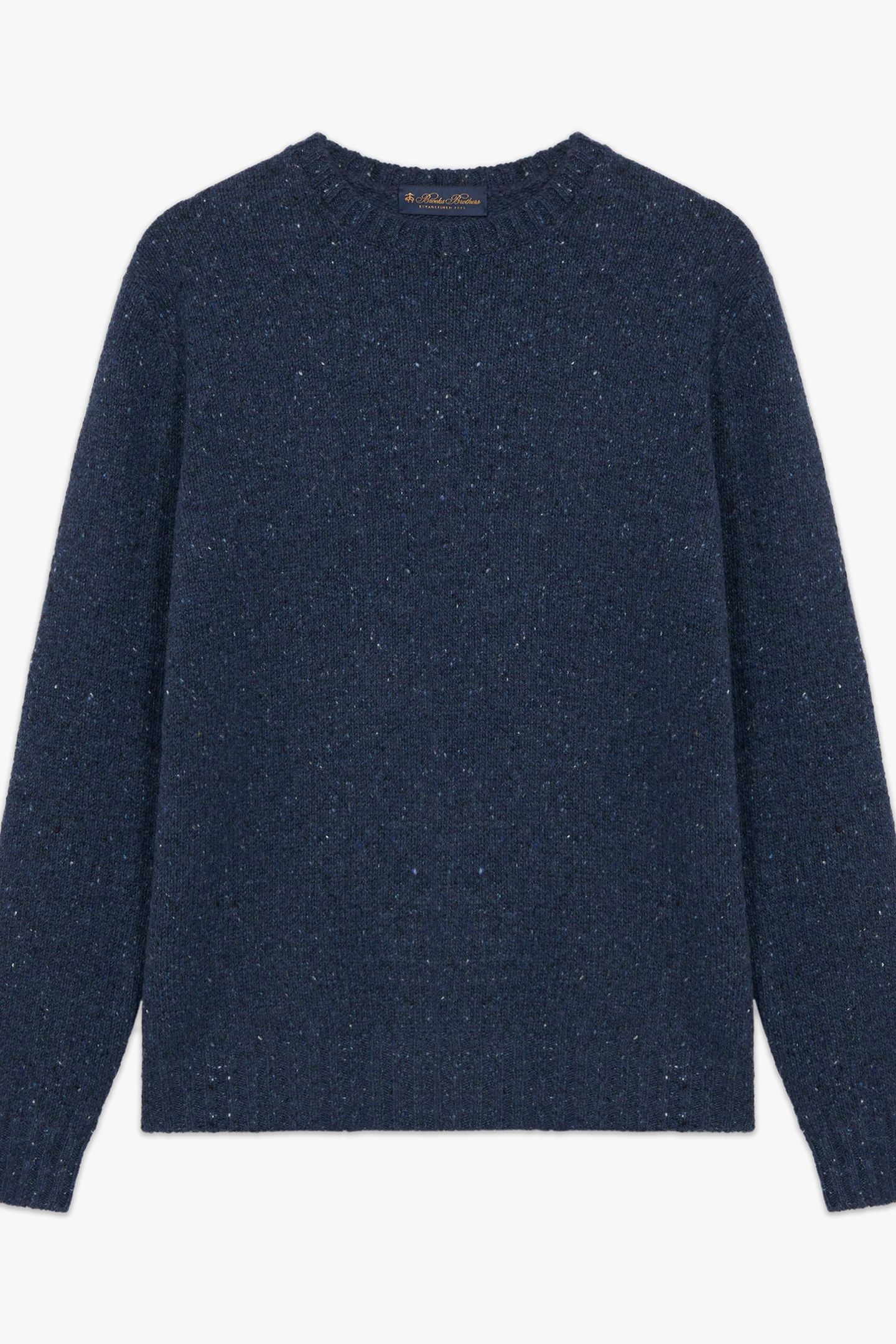 WOOL CREWNECK SWEATER NAVY 3
