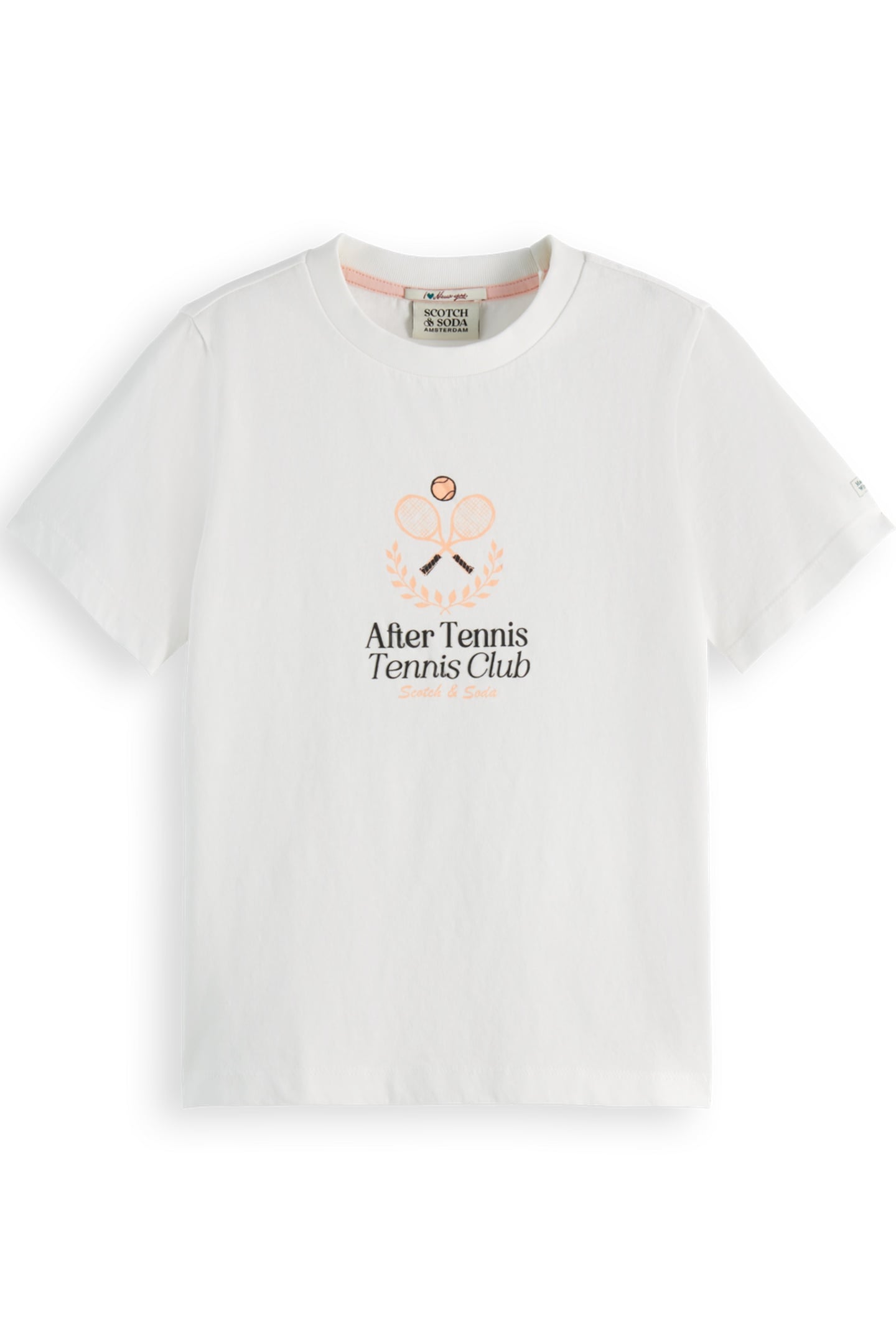 GIRL REGULAR-FIT T-SHIRT WITH FRONT ARTWORK WHITE 1