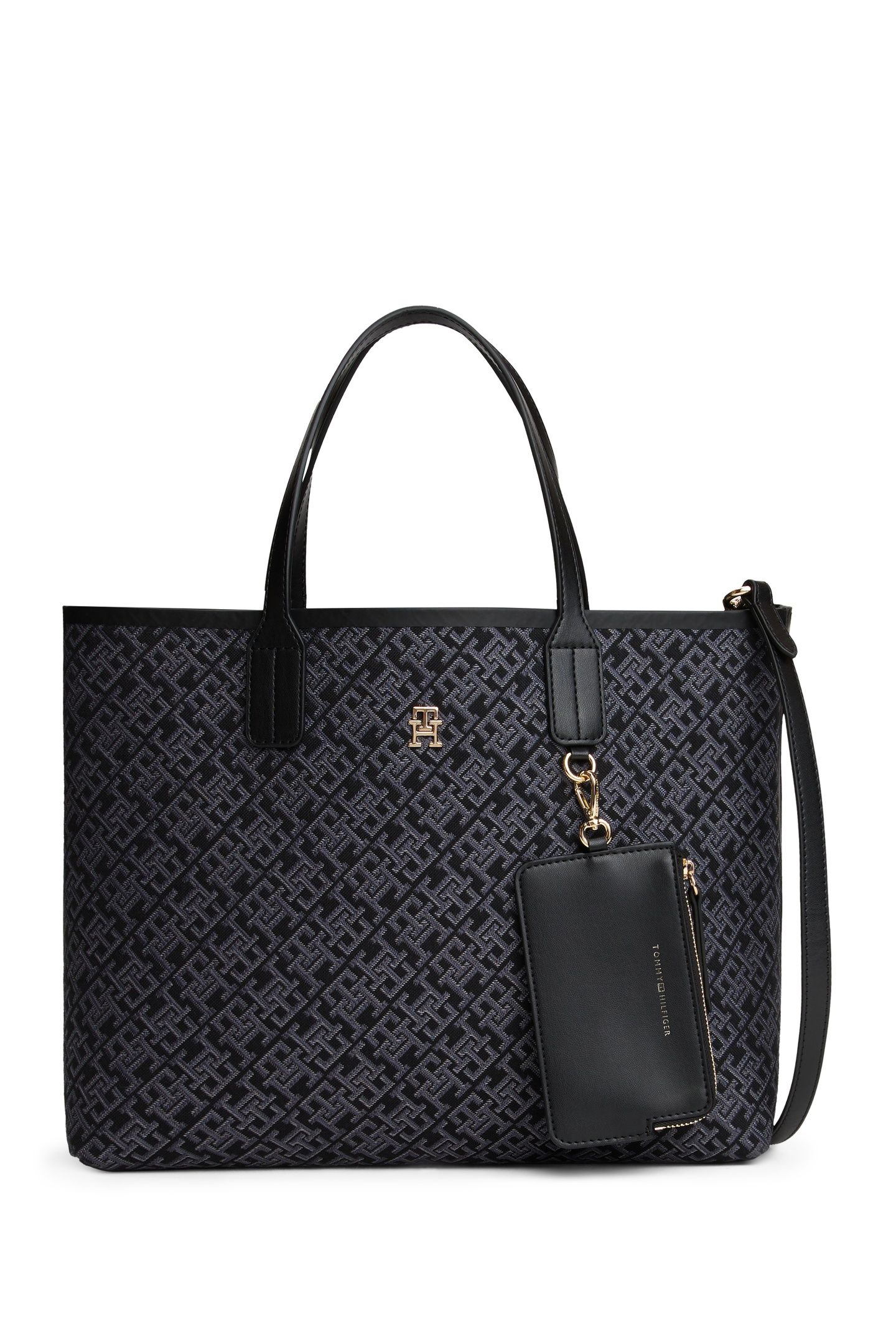 ICON SATCHEL JACQUARD BLACK 3