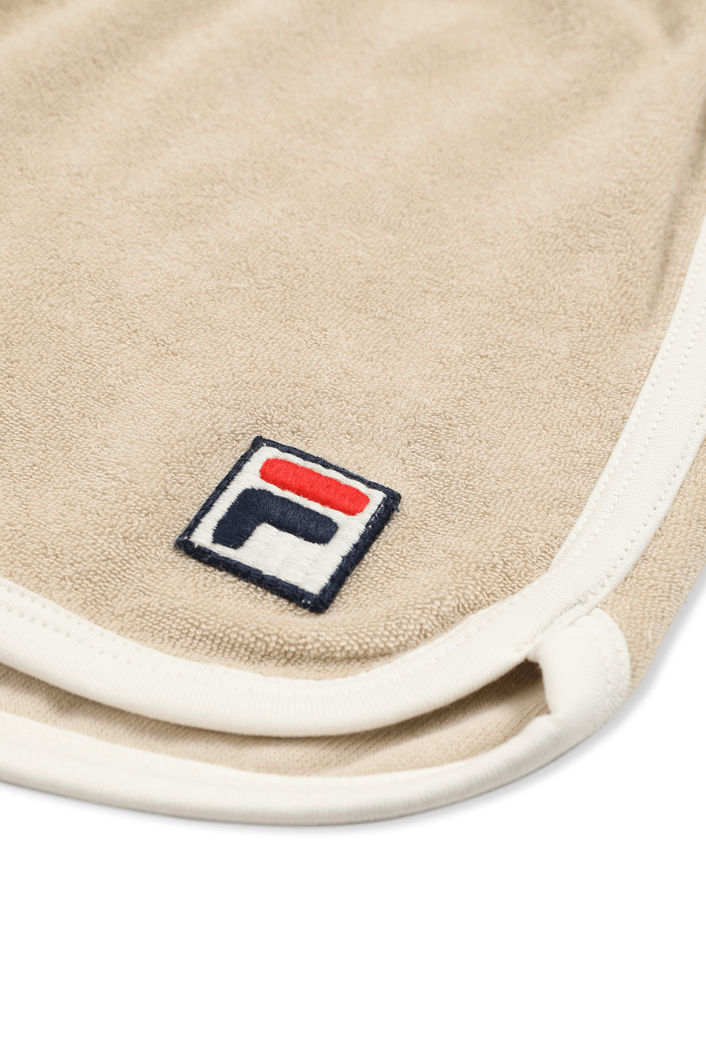 CALCI RELAXED TOWELING SHORTS WHITE PEPPER 3