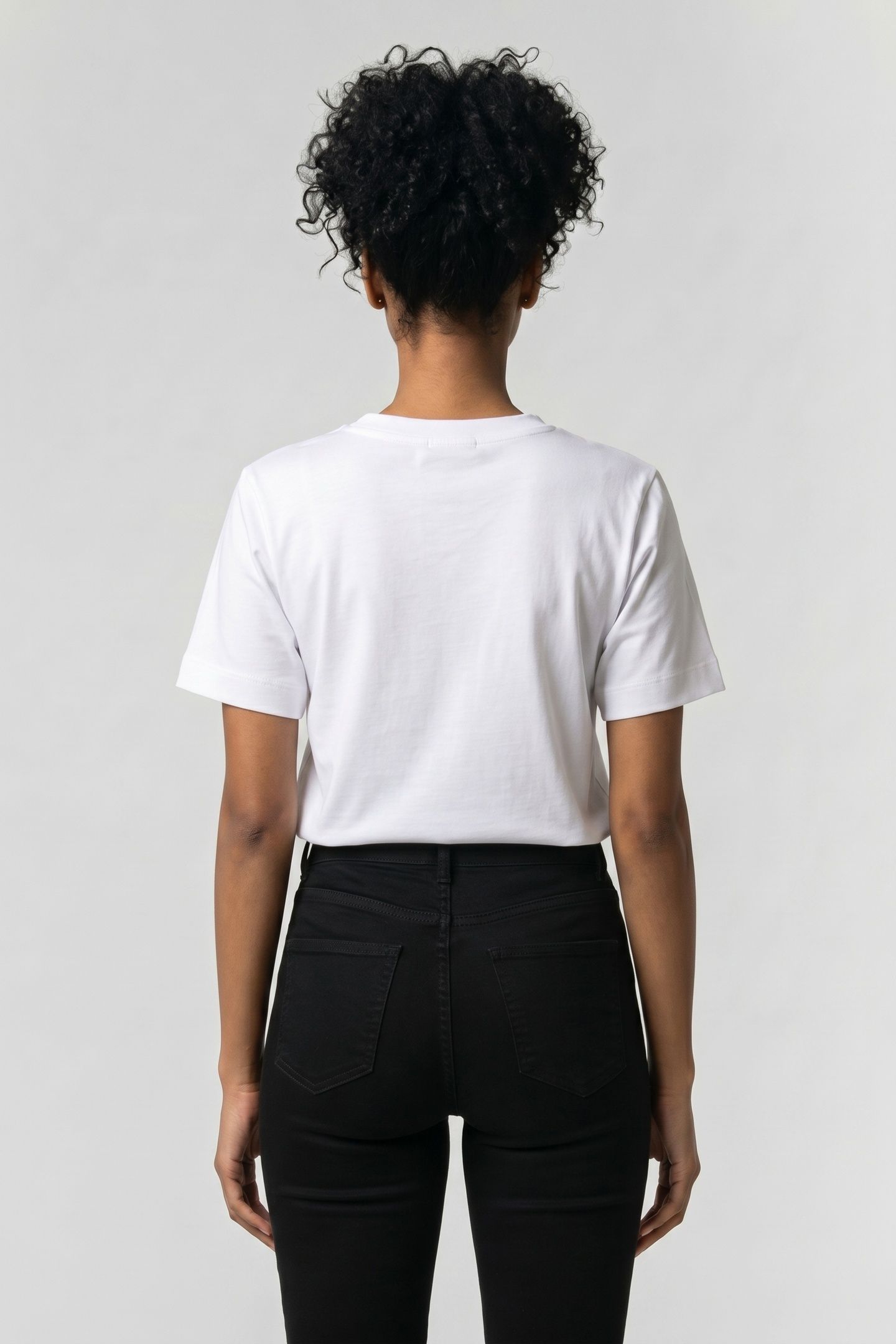 EASY FIT T-SHIRT "LEOPARD" ORGANIC WHITE 3