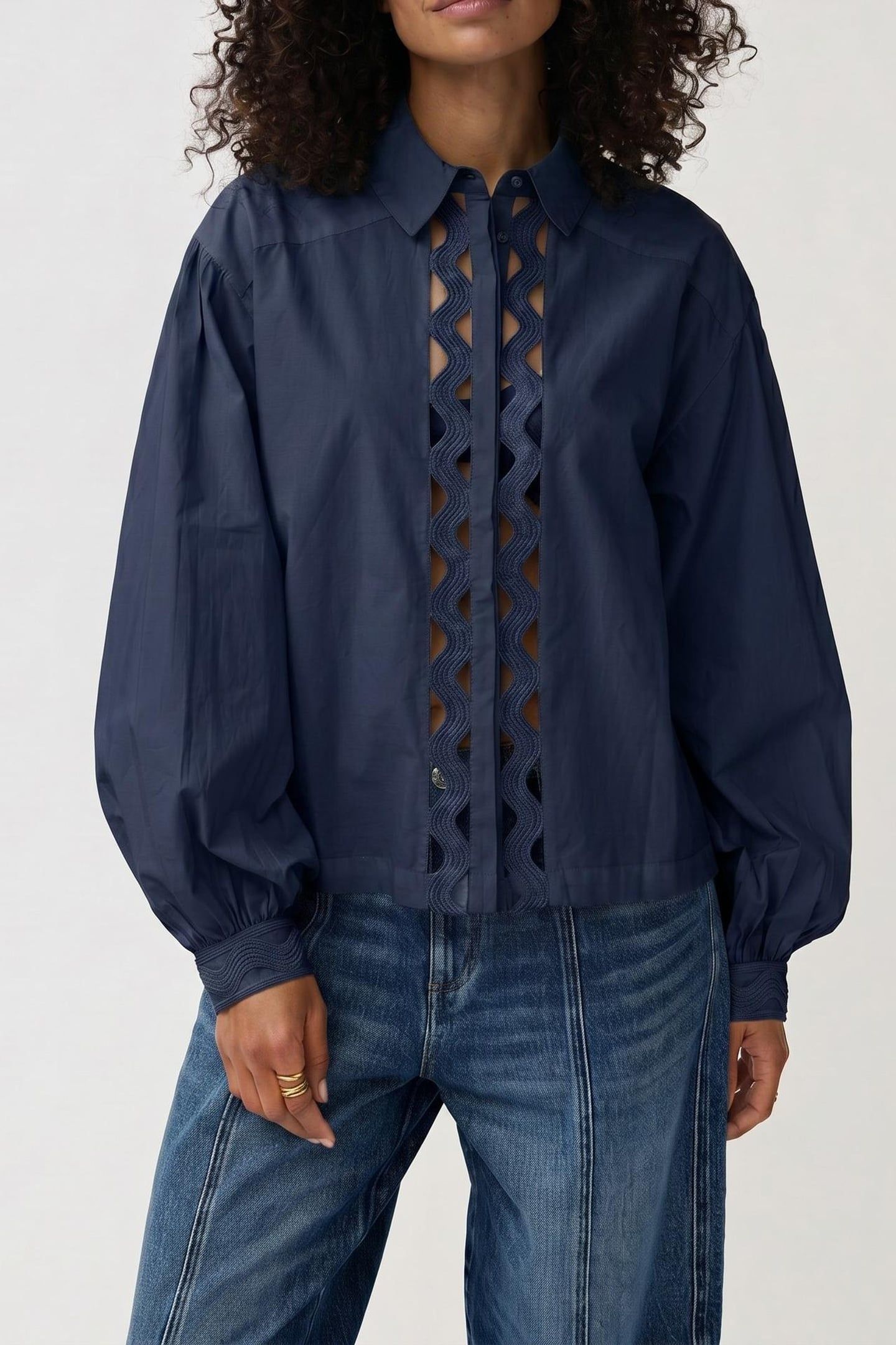 BLOUSE EVA NAVY 1