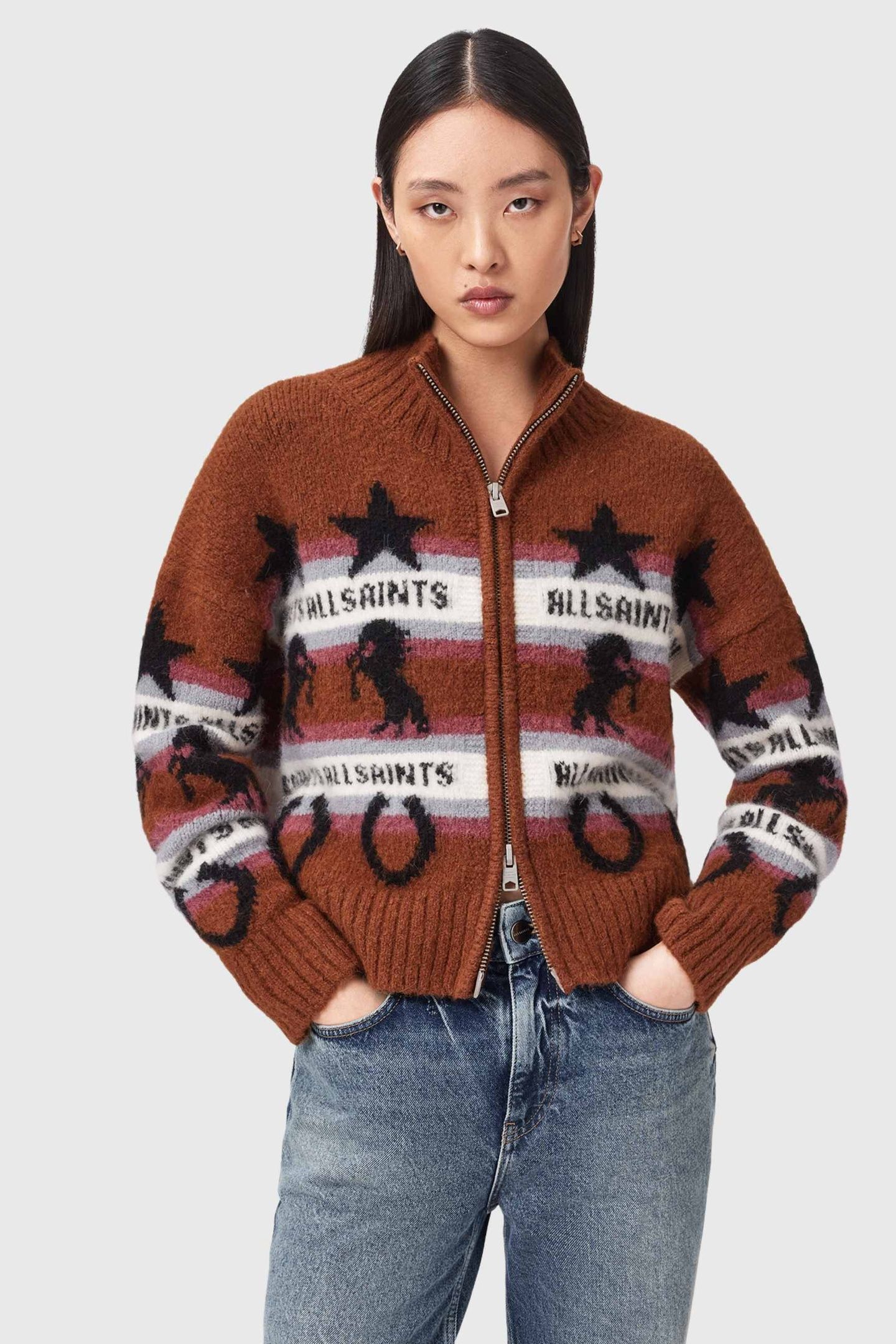 EPONA CARDIGAN COGNAC BROWN 4