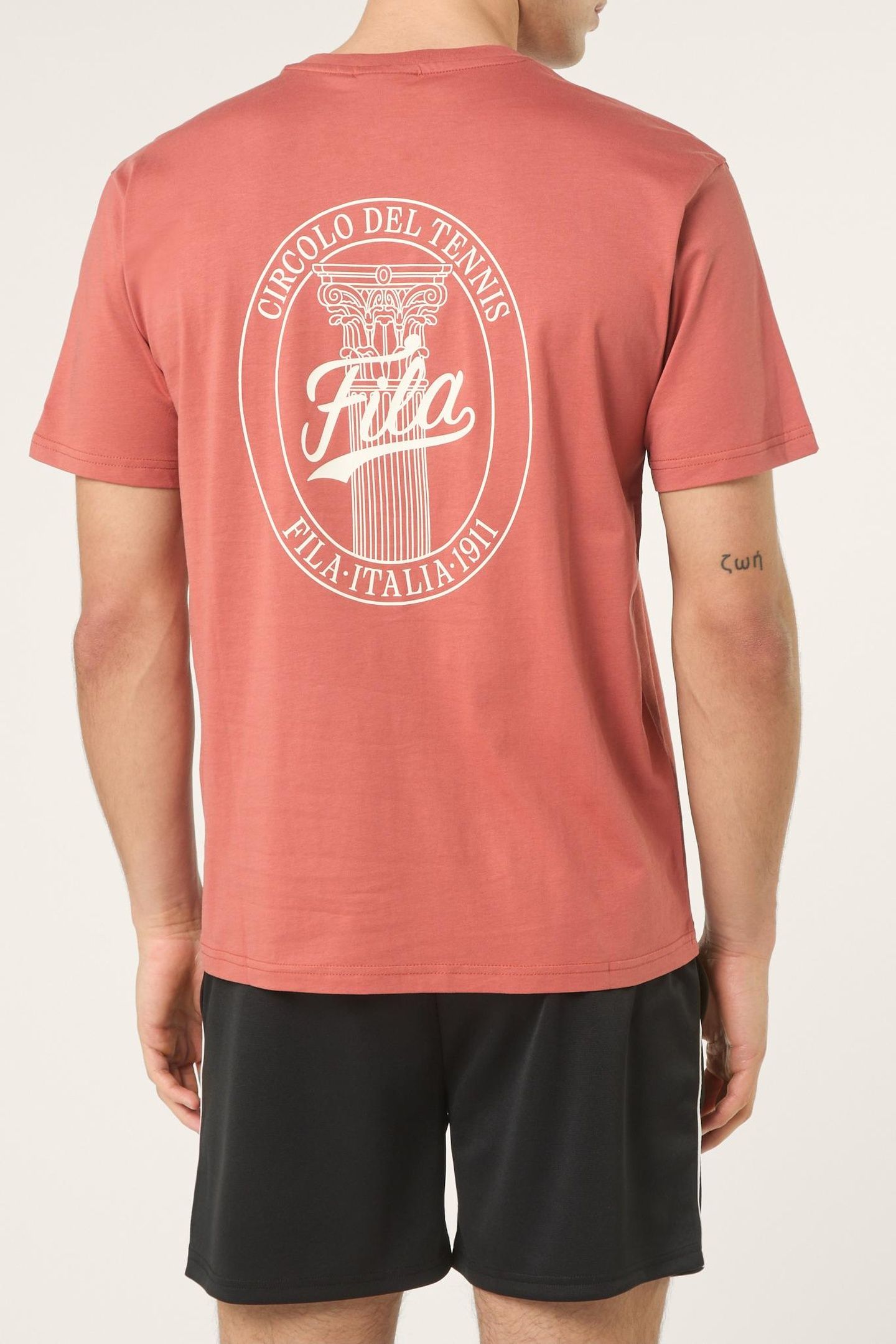 PIGNONE RELAXED GRAPHIC T-SHIRT ETRUSCAN RED 3
