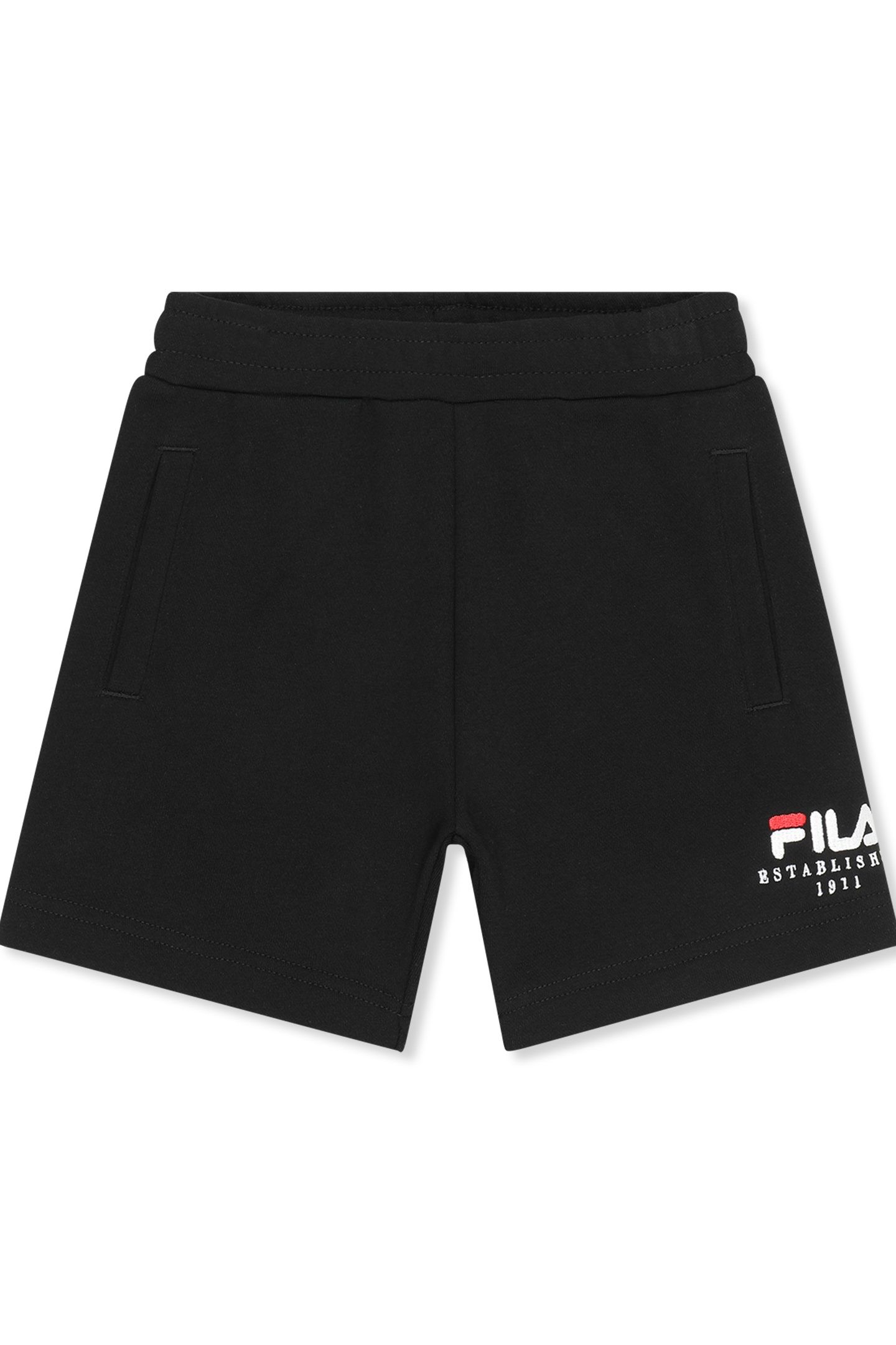 BENNA REGULAR LOGO SWEAT SHORTS BLACK 1