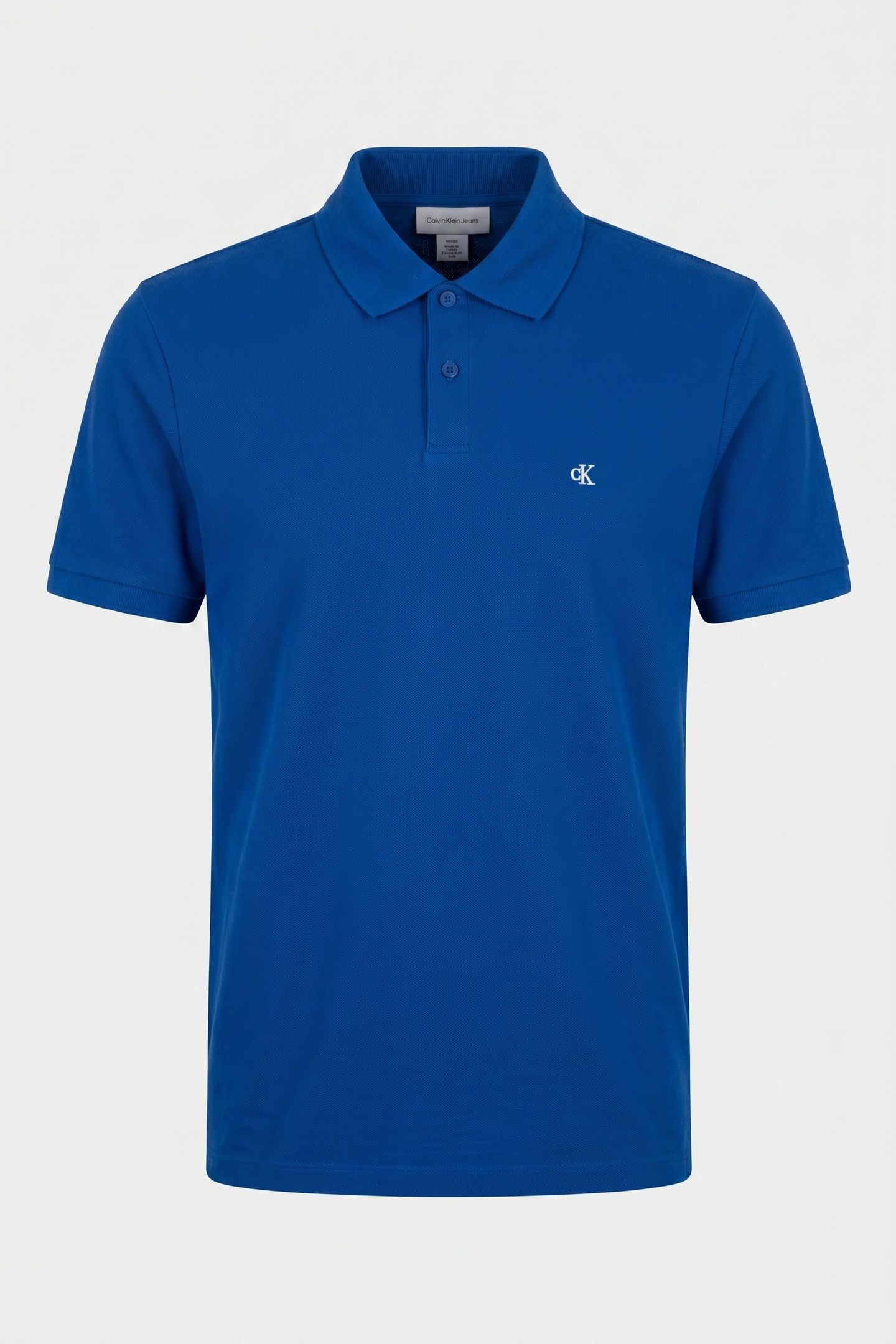 SS MONOGRAM PIQUE POLO CHASE BLUE 3