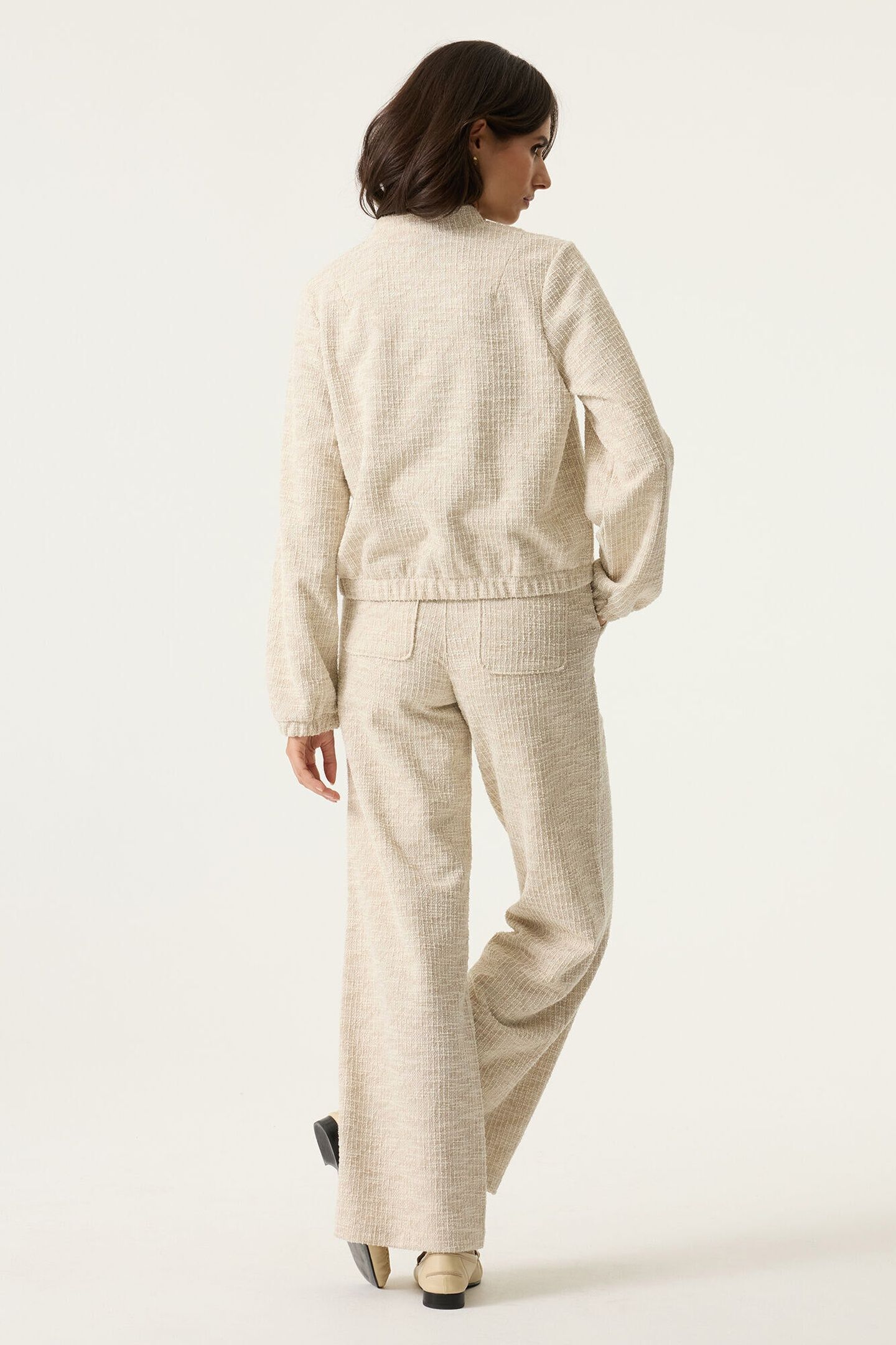 LADIES PANTS TAUPE MELEE 3