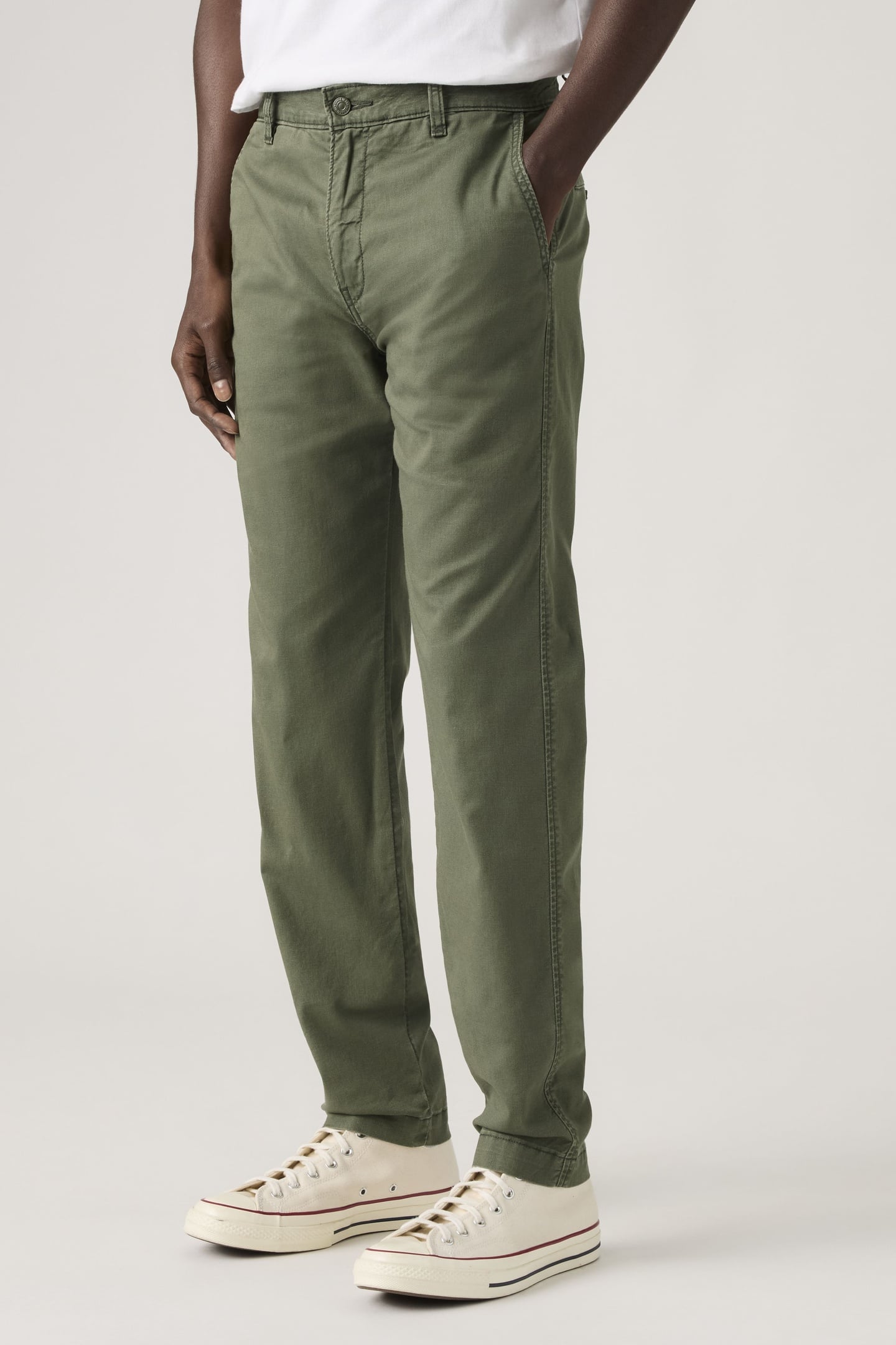 XX CHINO STANDARD TAPER LIGHTWEIGHT LINEN PANTS 4