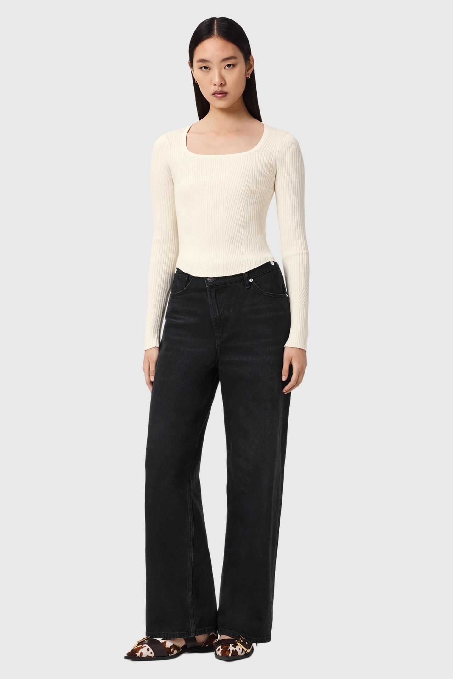 CRUZ HALLY JUMPER CHALK WHITE 1
