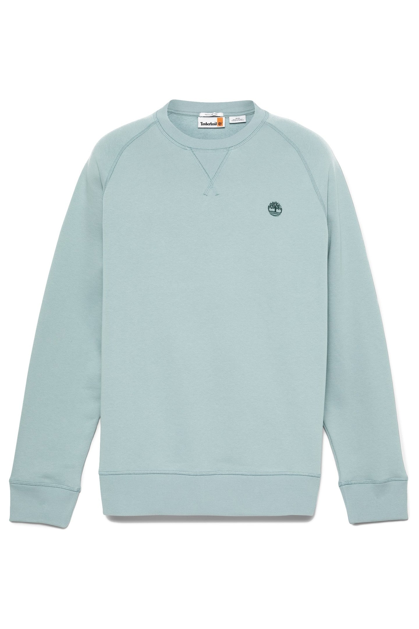 EXETER RIVER BRUSHED BACK CREW SWEATSHIRT SILVER BLUE 4