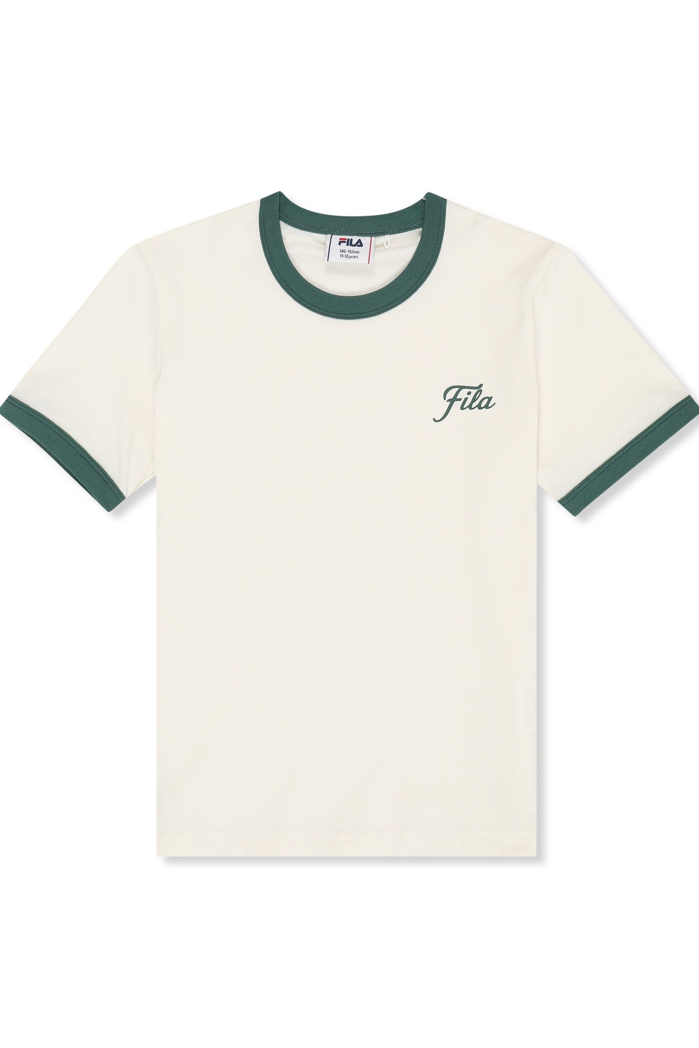 MARLIA REGULAR GRAPHIC RINGER T-SHIRT EGRET 1