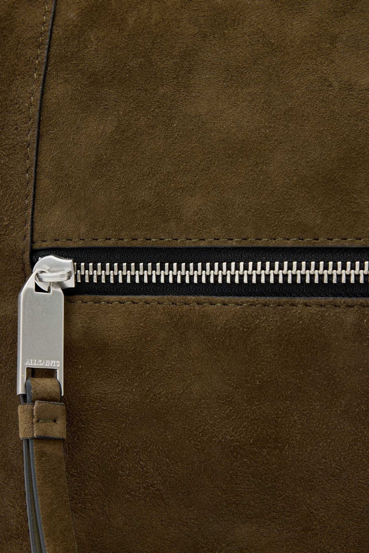 VEGA SUEDE SHLDR BAG OLIVE GREEN 6