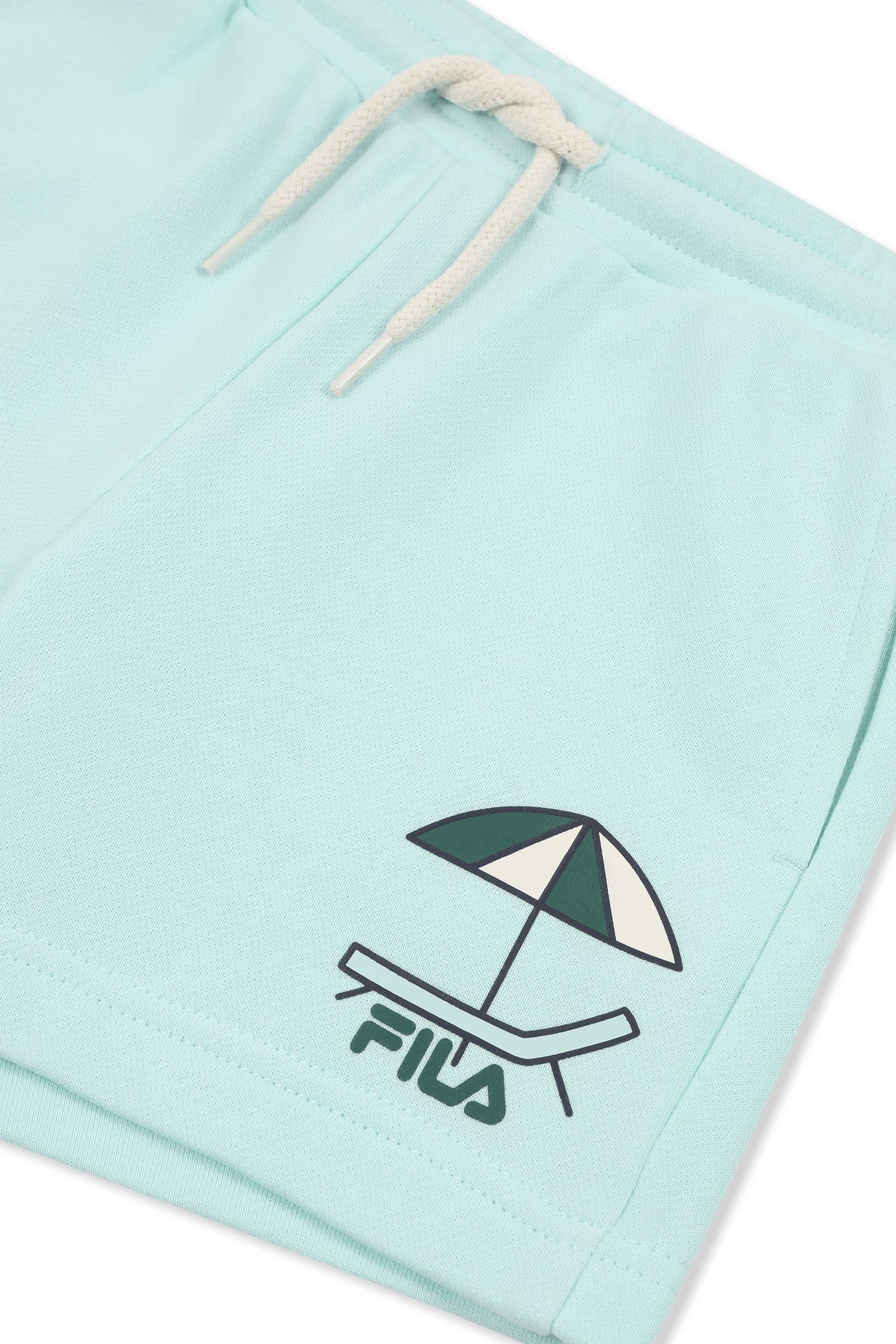 CRESPINA REGULAR GRAPHIC SWEAT SHORTS SOOTHING SEA 3