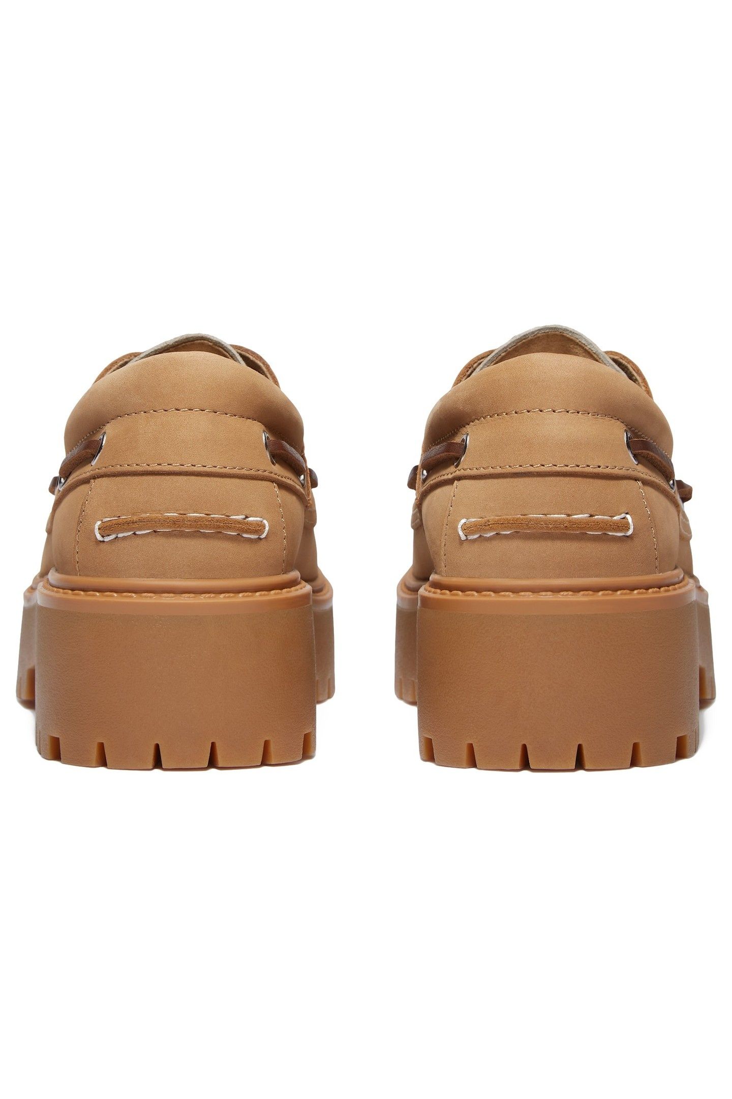STONE STREET BOAT SHOE MEDIUM BEIGE NUBUCK 5