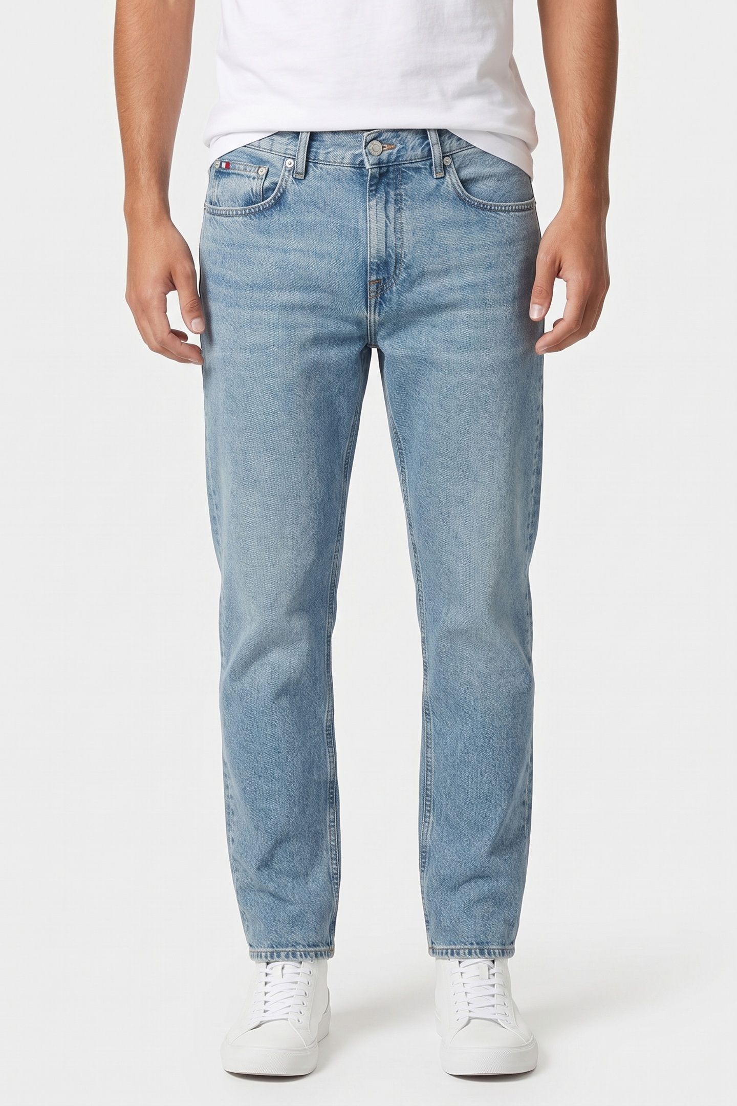 TAPERED HARLEM JEANS ED LIGHT BLUE 1