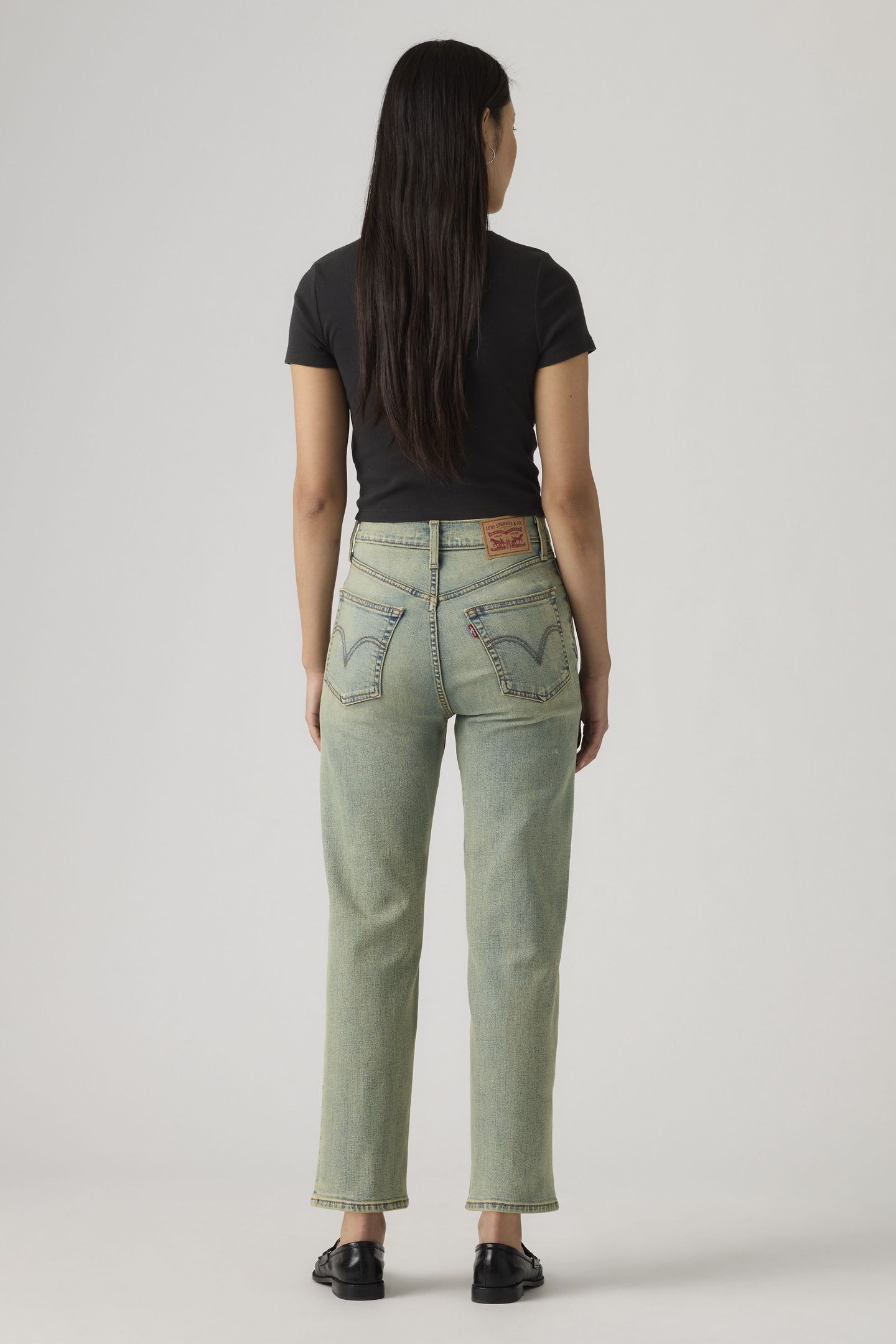 RIBCAGE STRAIGHT ANKLE JEANS 3