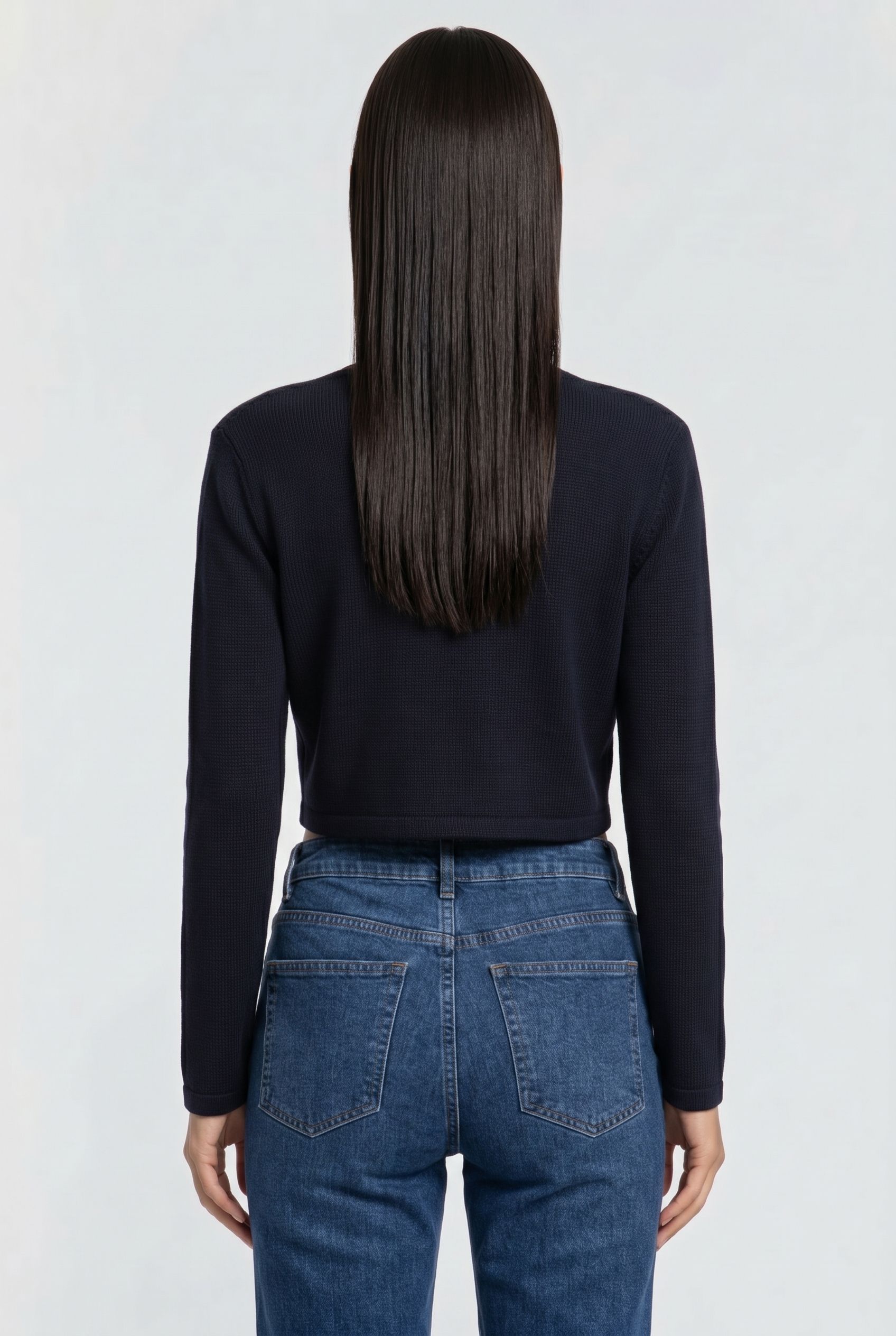 COMMA CARDIGAN DARK-BLUE 2