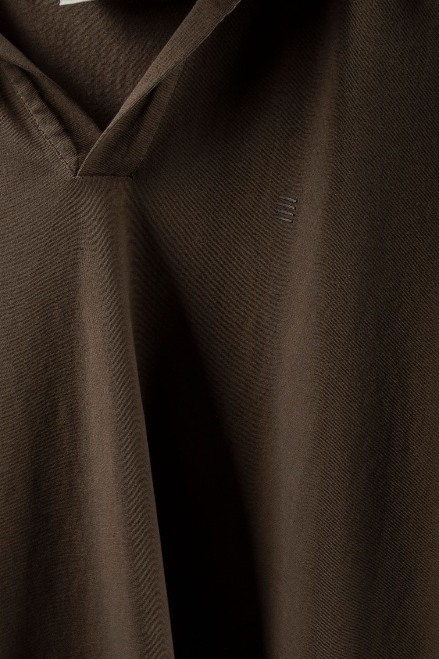 POLO V SOLID STRETCH DARK MOSS 4