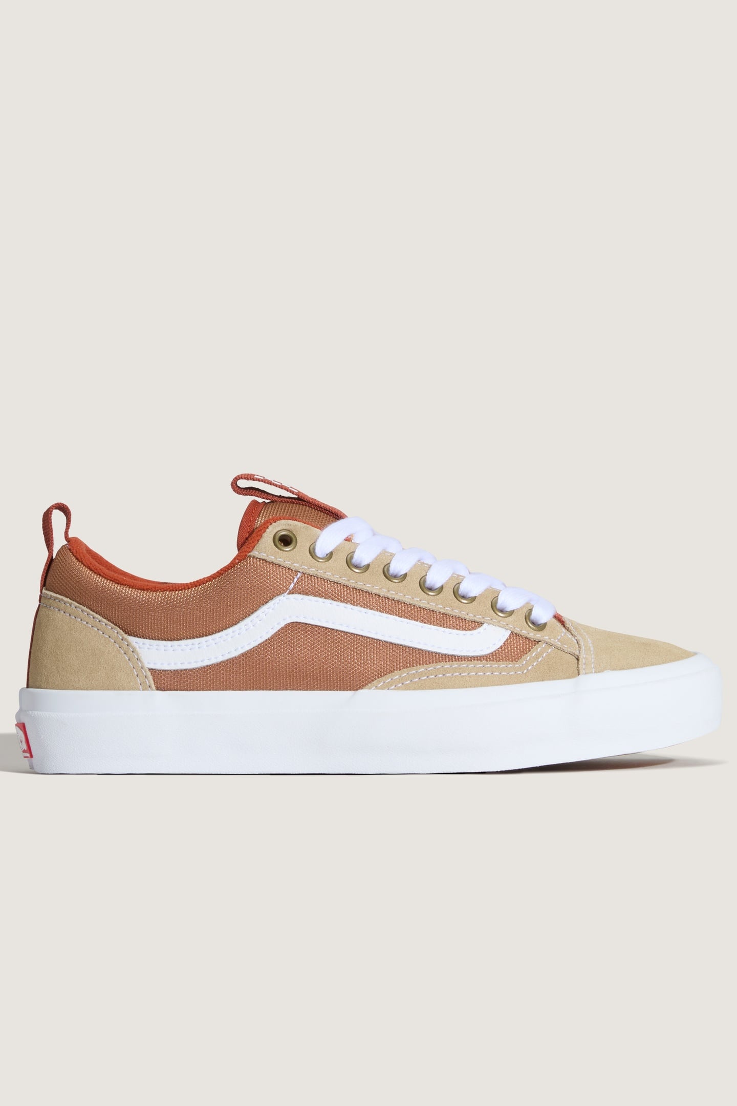 UNISEX SKATE OLD SKOOL 36 + KHAKI/BURNT ORANGE 1