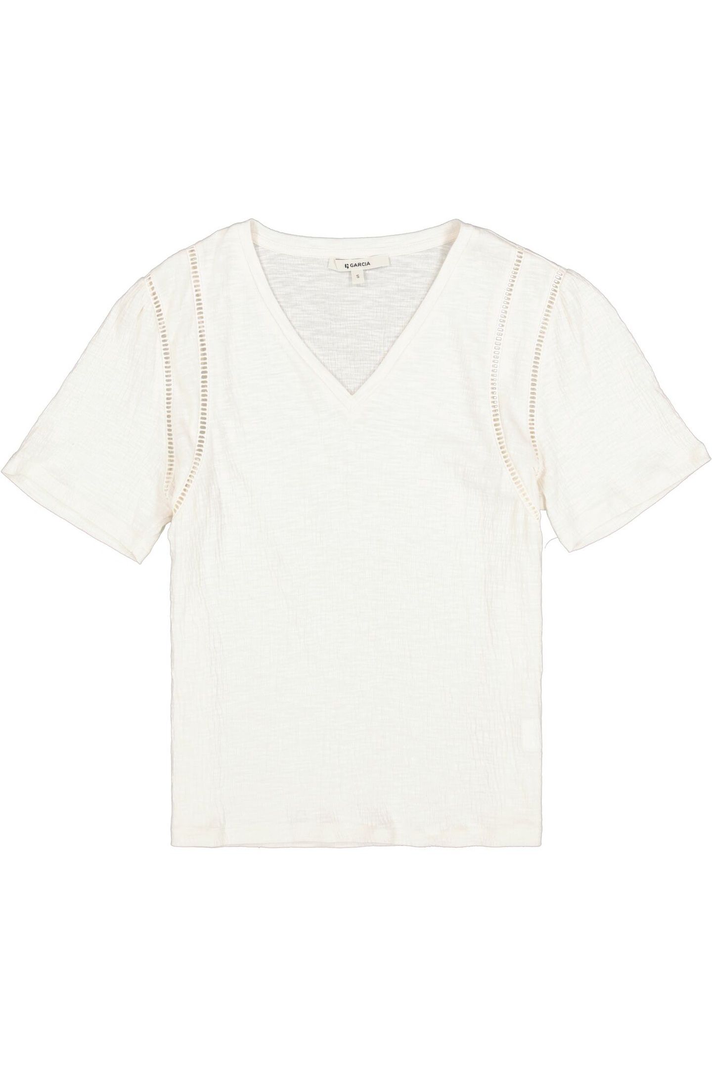 LADIES T-SHIRT SS ECRU 4