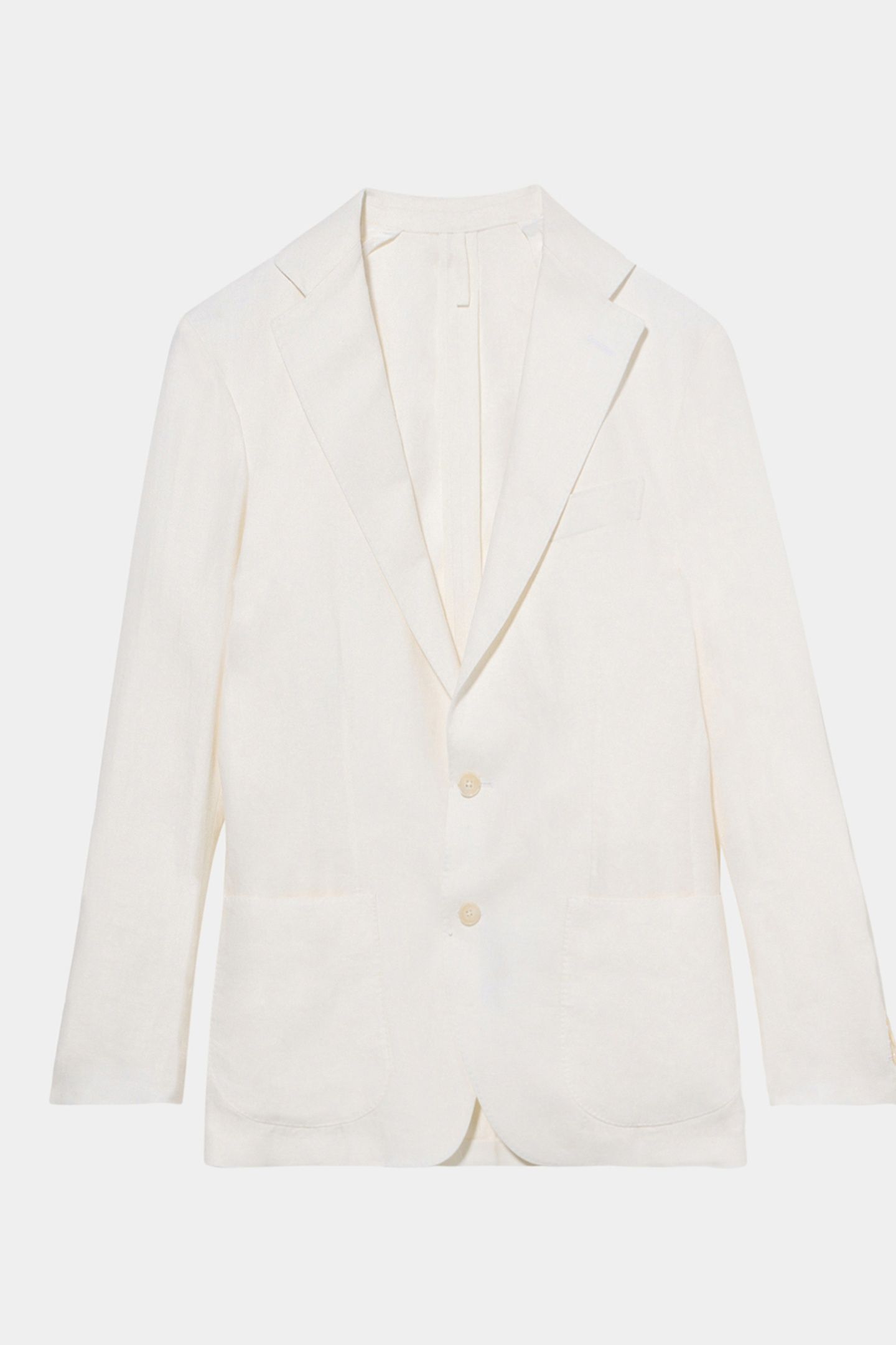 JACKET REGULAR LINING LINEN WHITE 3
