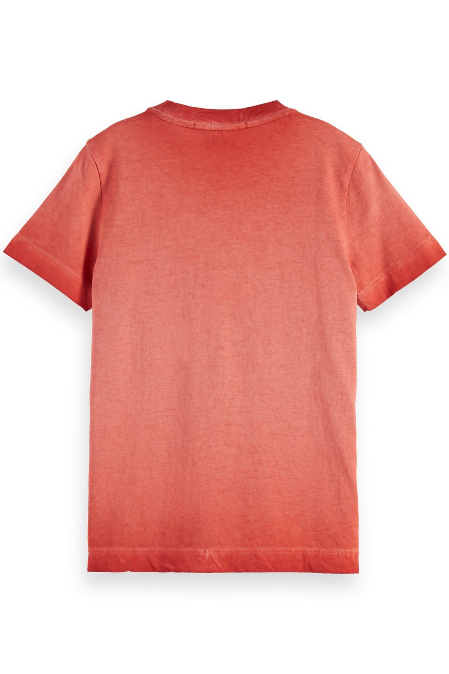 BOY REGULAR-FIT GARMENT-DYED T-SHIRT WITH CHEST ARTWORK CAMP 2