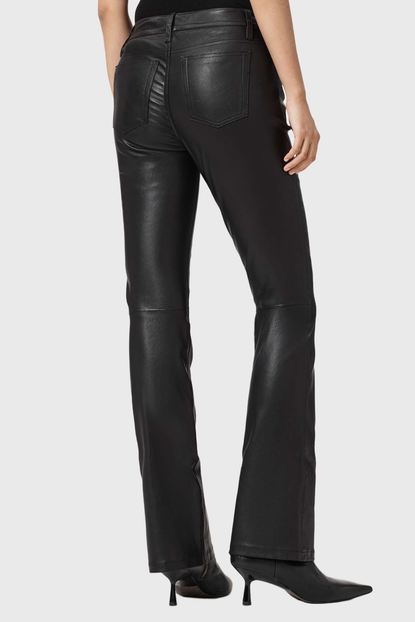 HALDAN LTHR TROUSER BLACK 4