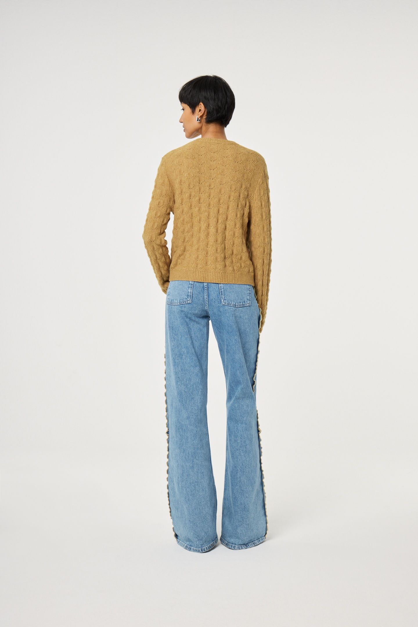 CHELSEA CARDIGAN QUICK SAND MELANGE 3
